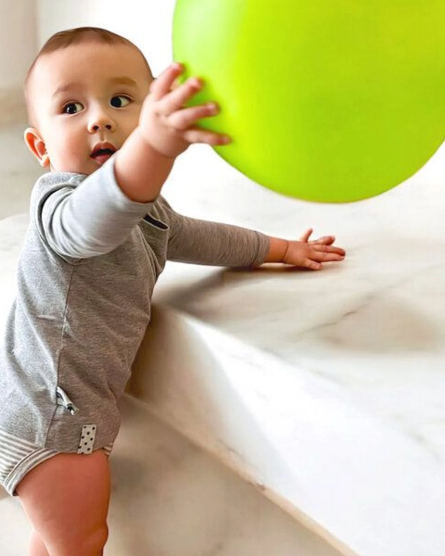Baby Langarm T-shirt Body 'OrganicEra' aus Bio Baumwolle – Ansicht 3