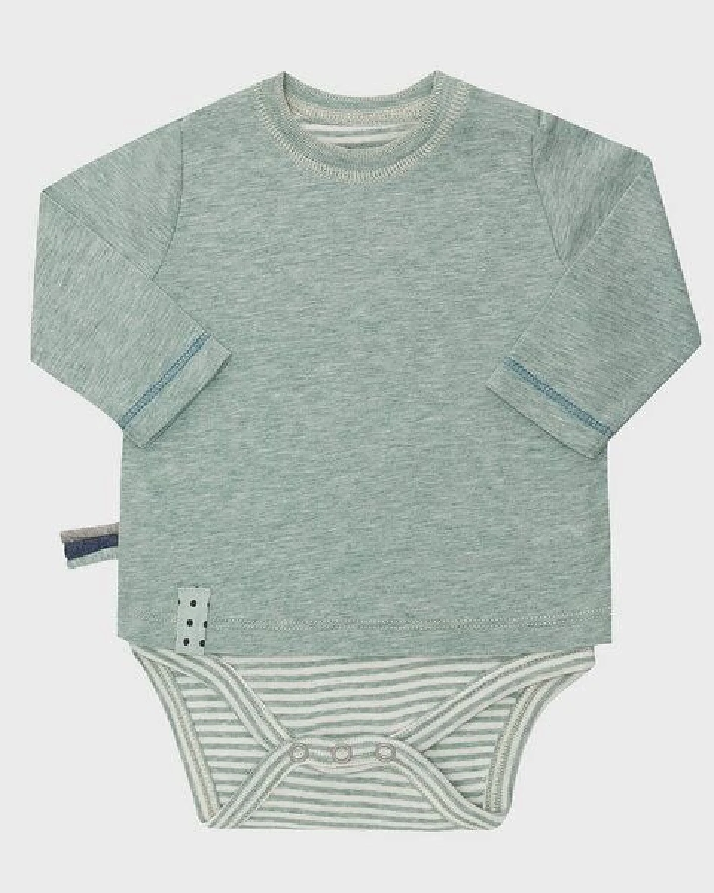 Baby Langarm T-shirt Body 'OrganicEra' aus Bio Baumwolle – Ansicht 3