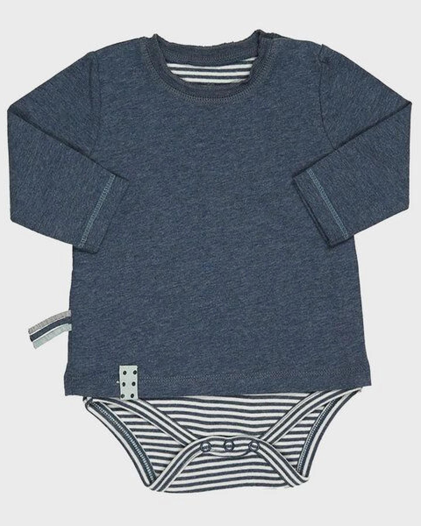 Baby Langarm T-shirt Body 'OrganicEra' aus Bio Baumwolle – Ansicht 2