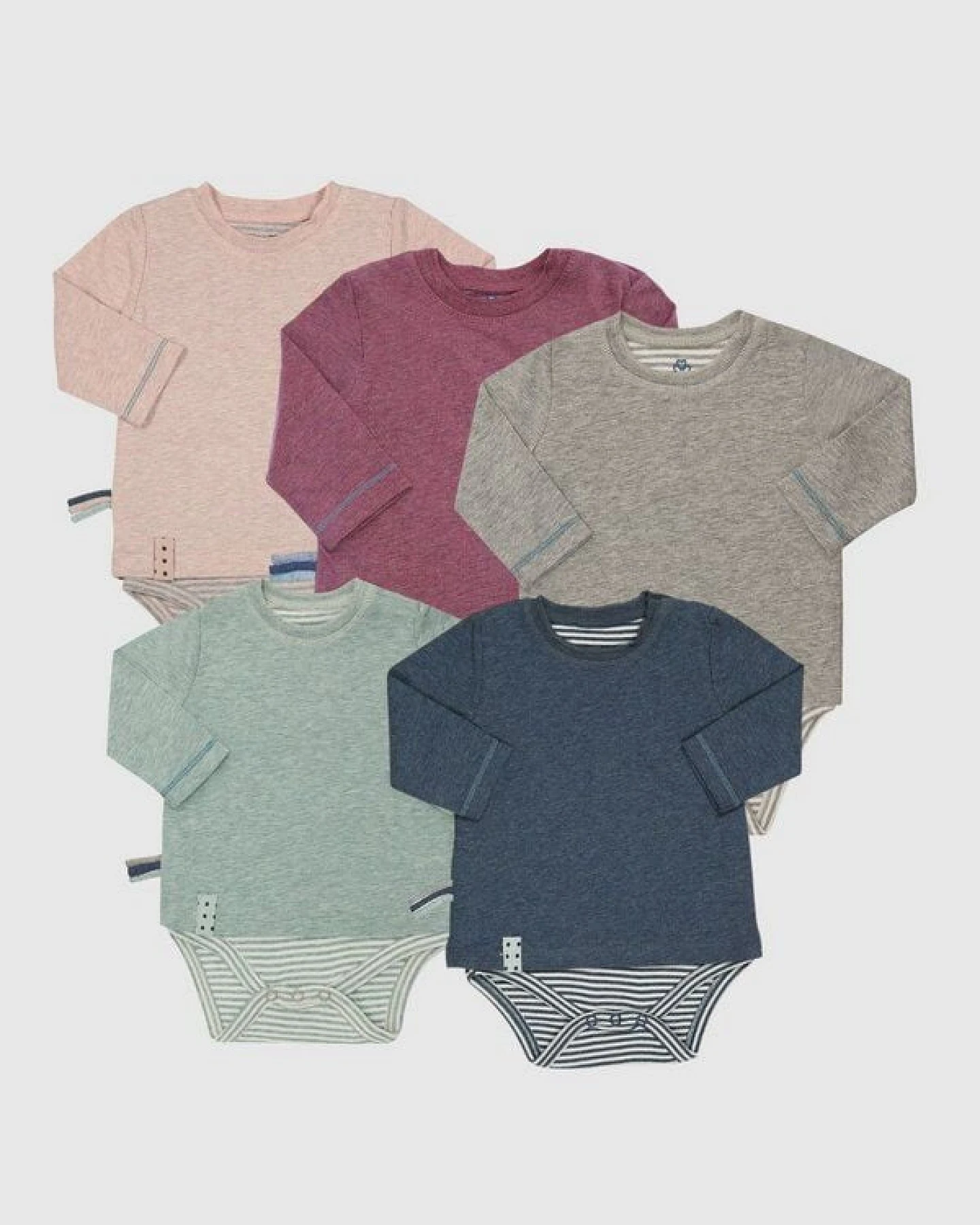 Baby Langarm T-shirt Body 'OrganicEra' aus Bio Baumwolle – Ansicht 4