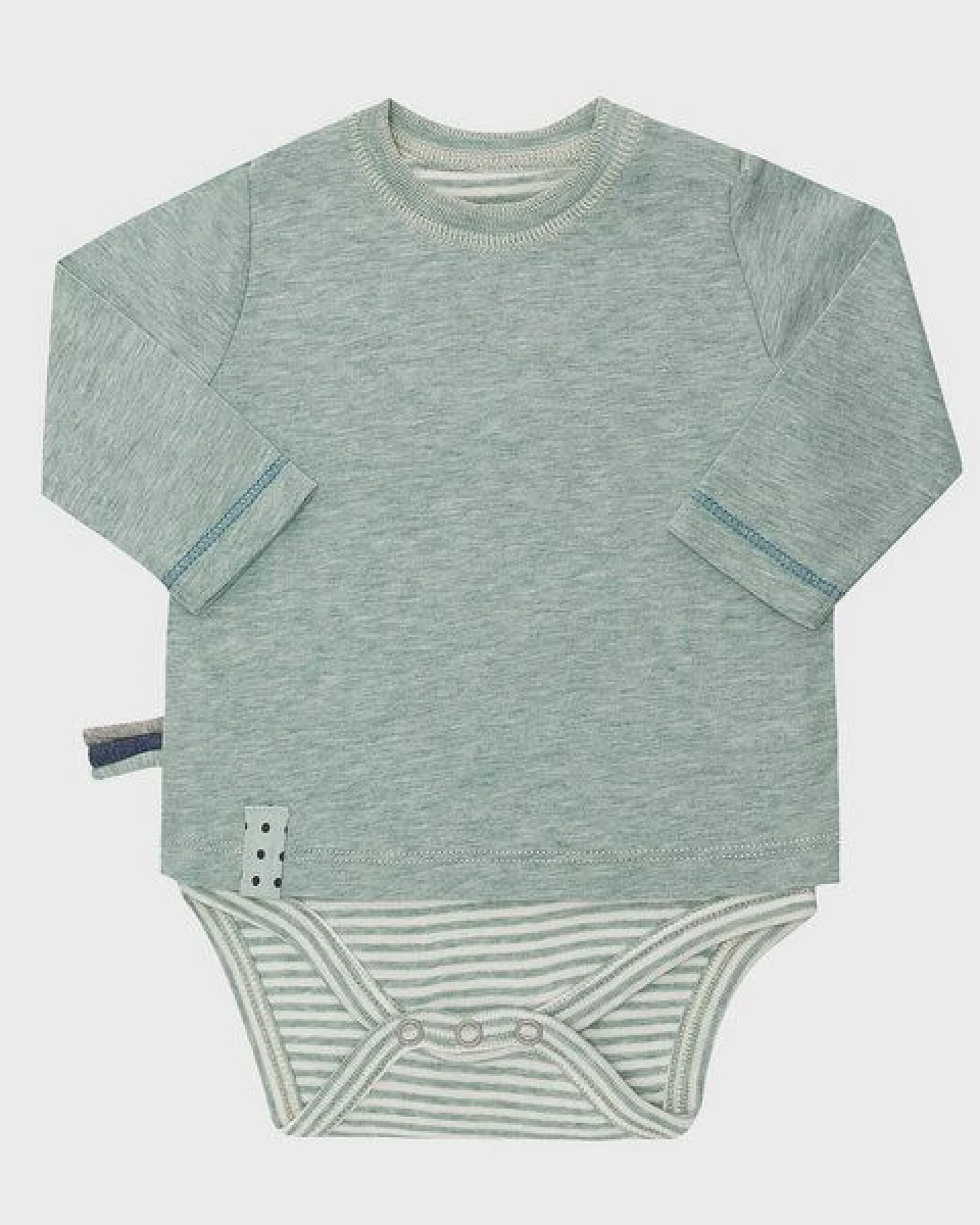 Baby Langarm T-shirt Body 'OrganicEra' aus Bio Baumwolle – Ansicht 3