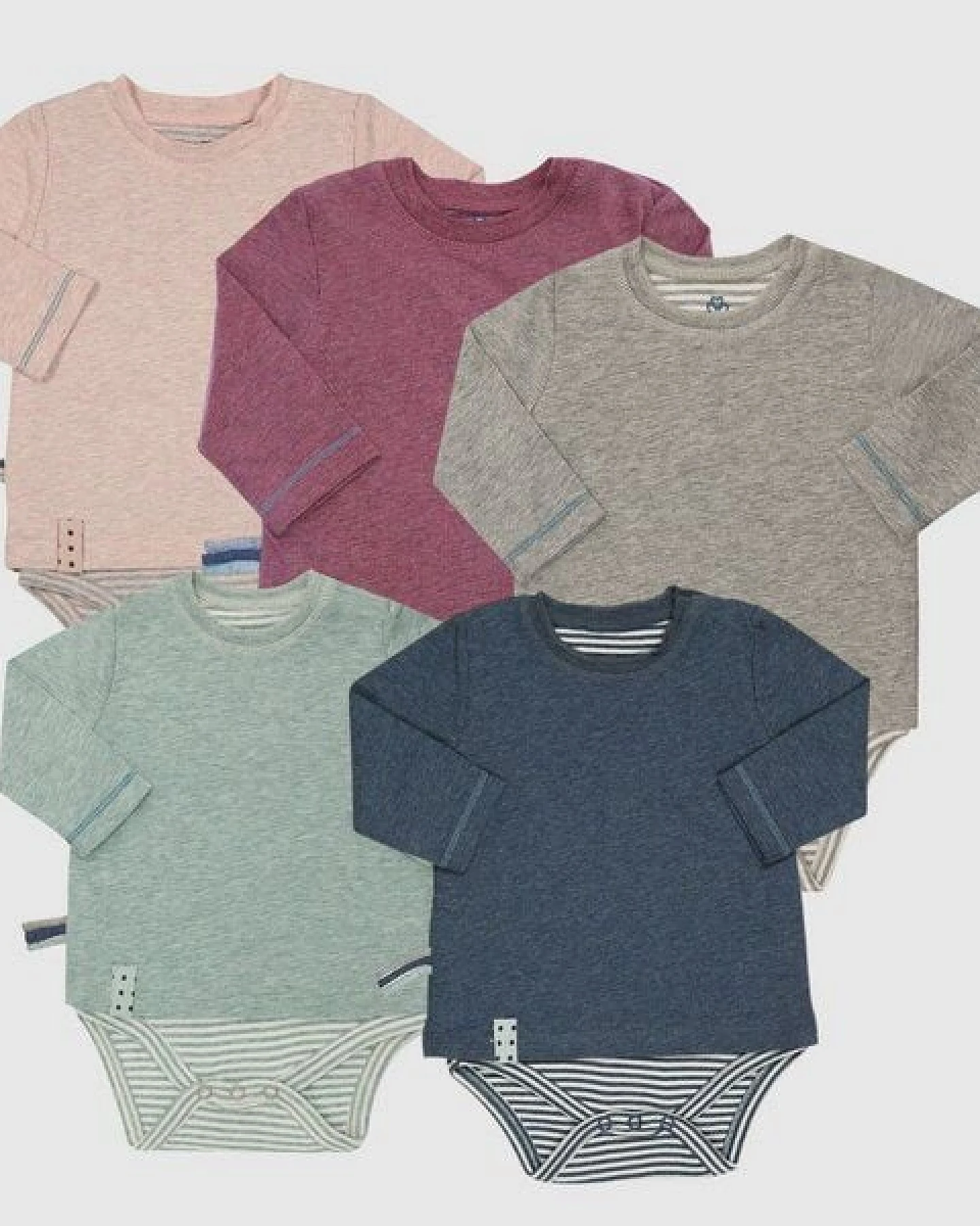 Baby Langarm T-shirt Body 'OrganicEra' aus Bio Baumwolle – Ansicht 3
