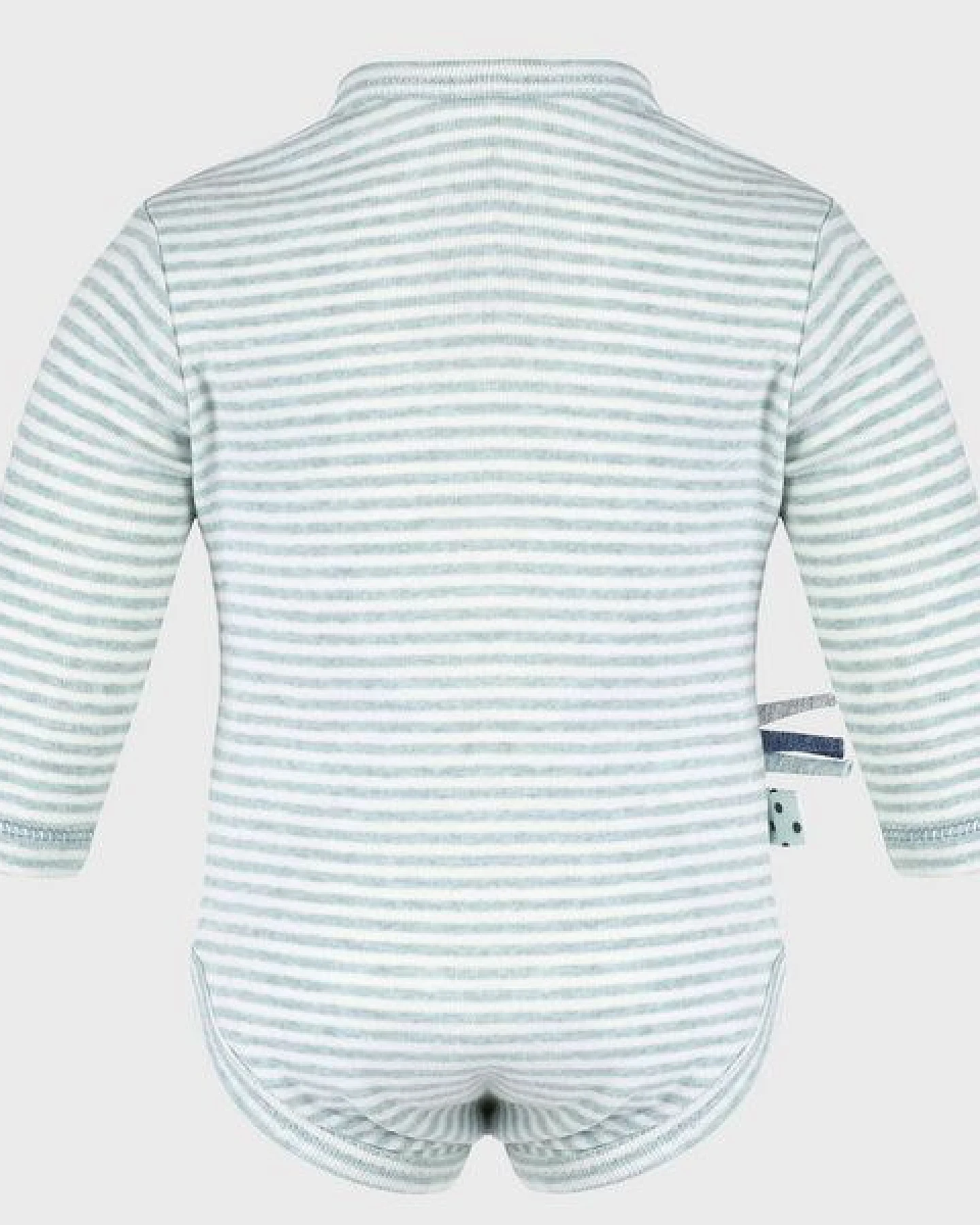 Baby Langarm Bodysuit, gestreift 'OrganicEra' aus Bio Baumwolle – Ansicht 3