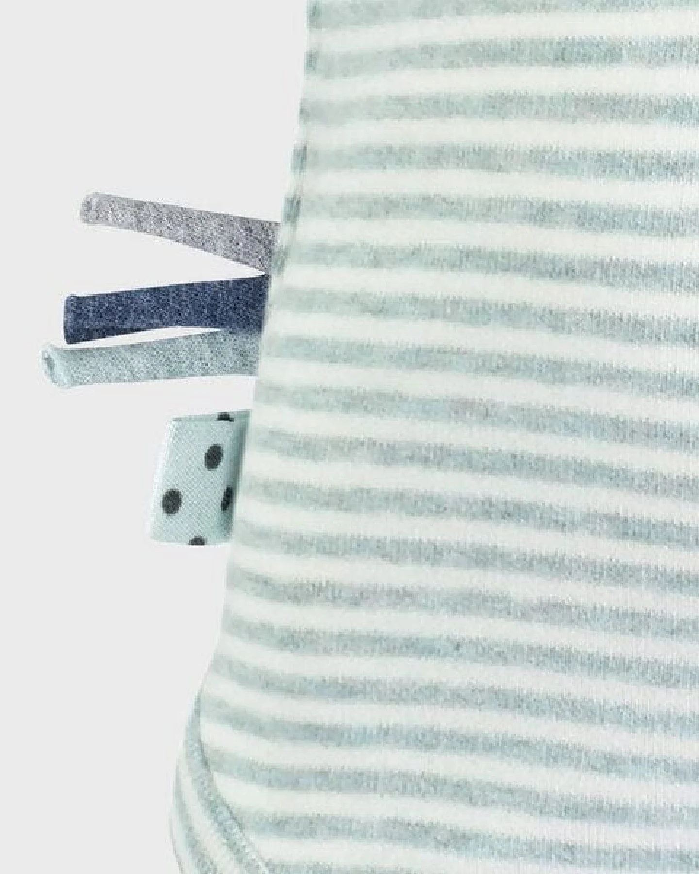 Baby Langarm Bodysuit, gestreift 'OrganicEra' aus Bio Baumwolle – Ansicht 4