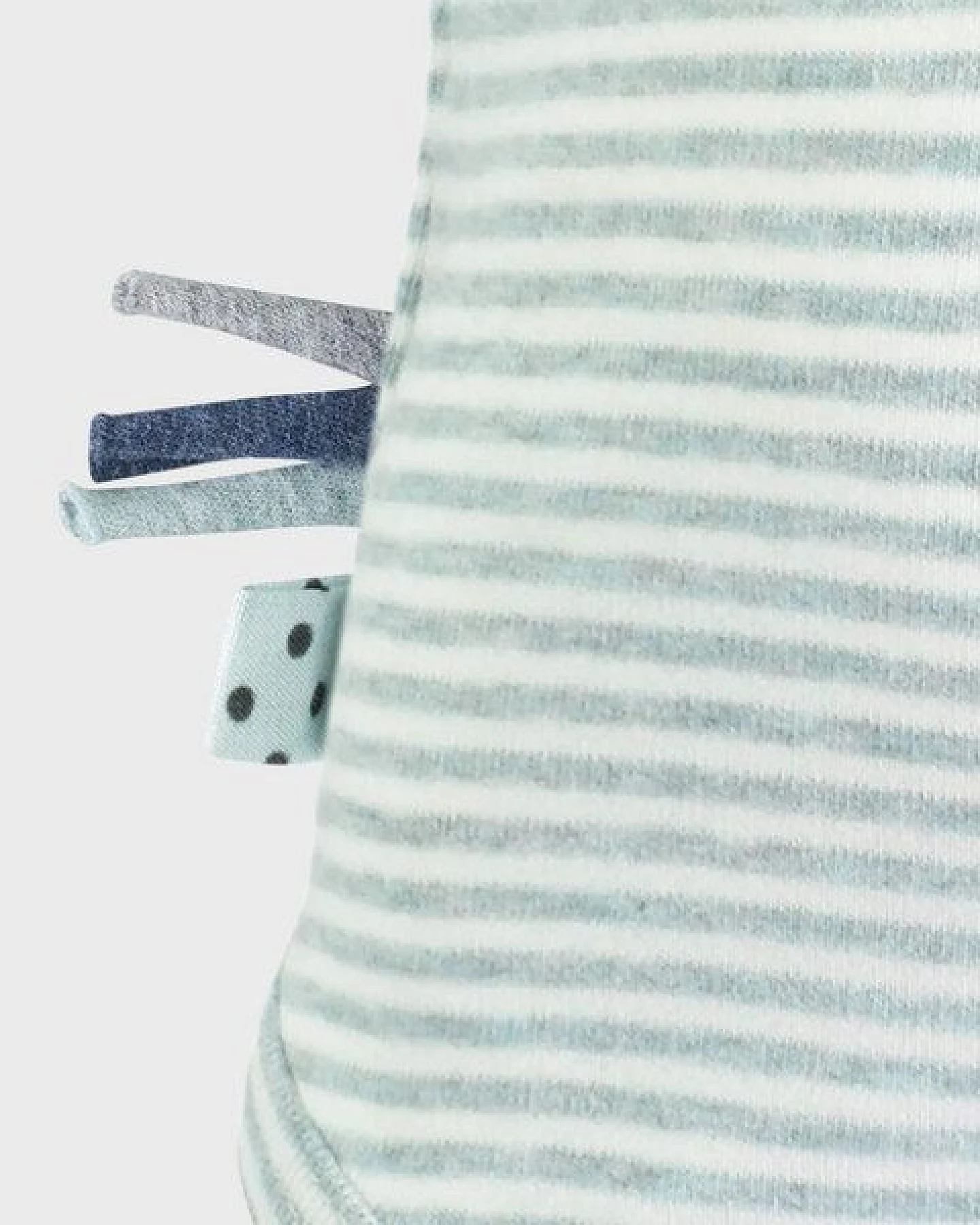 Baby Langarm Bodysuit, gestreift 'OrganicEra' aus Bio Baumwolle – Ansicht 4