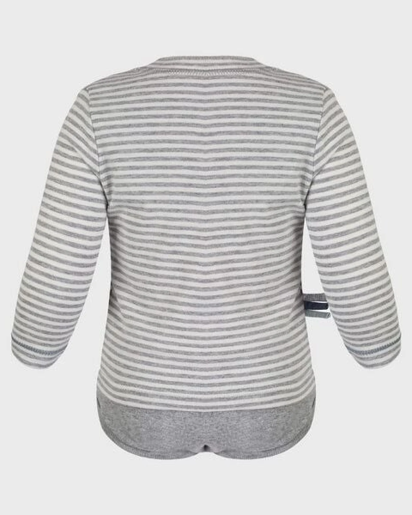 Baby Langarm T-shirt Body, gestreift 'OrganicEra' aus Bio Baumwolle – Ansicht 3