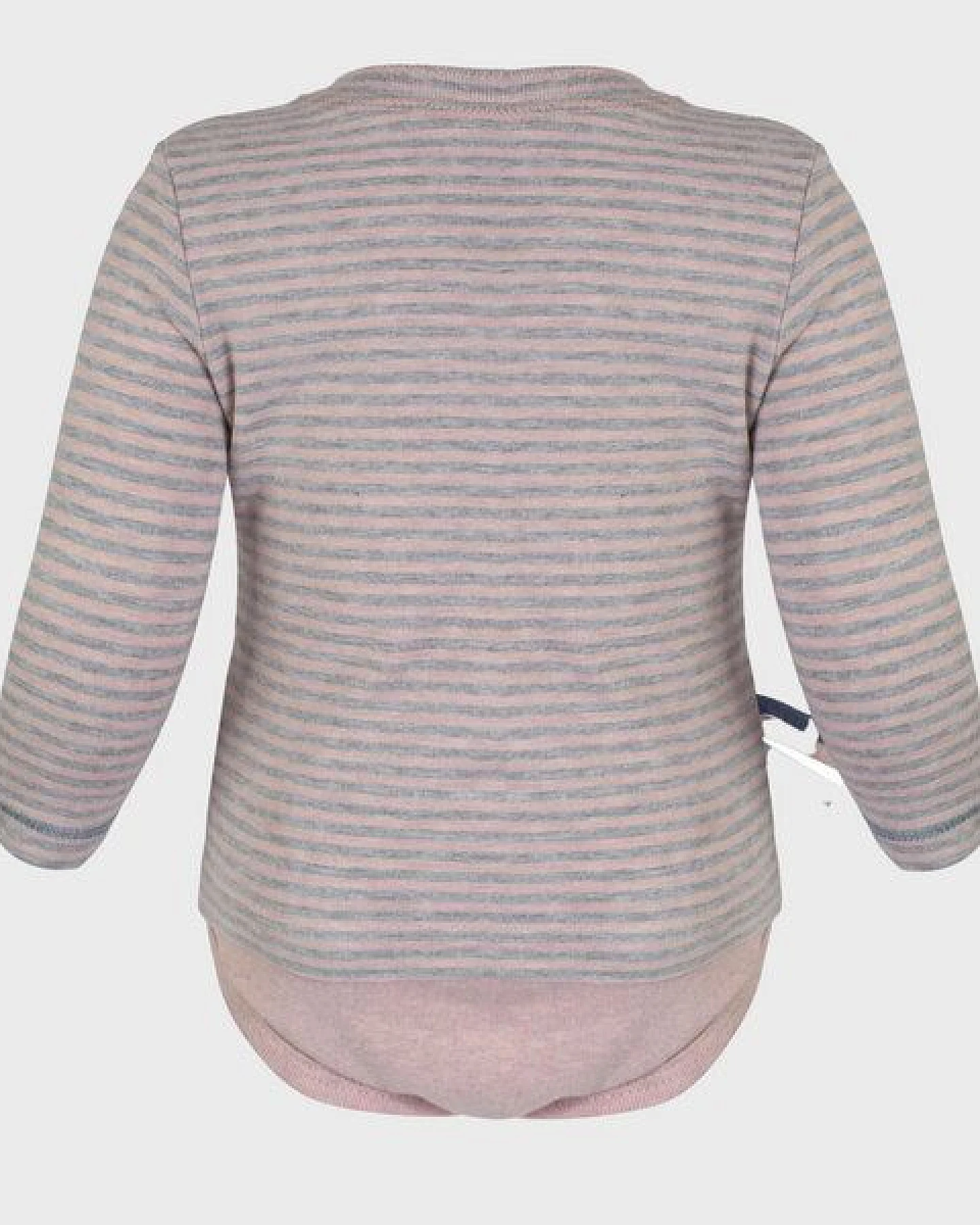 Baby Langarm T-shirt Body, gestreift 'OrganicEra' aus Bio Baumwolle – Ansicht 3