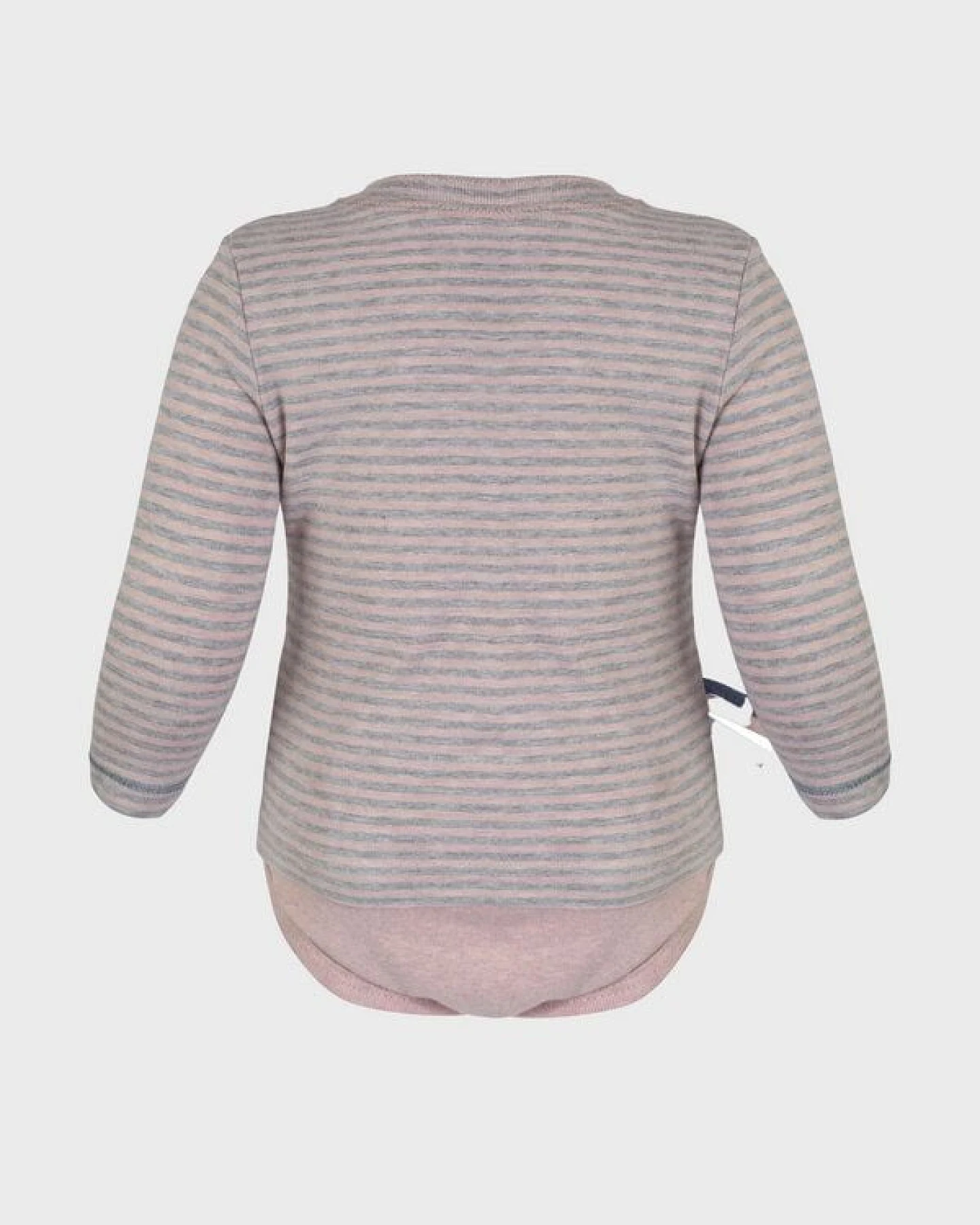 Baby Langarm T-shirt Body, gestreift 'OrganicEra' aus Bio Baumwolle – Ansicht 3