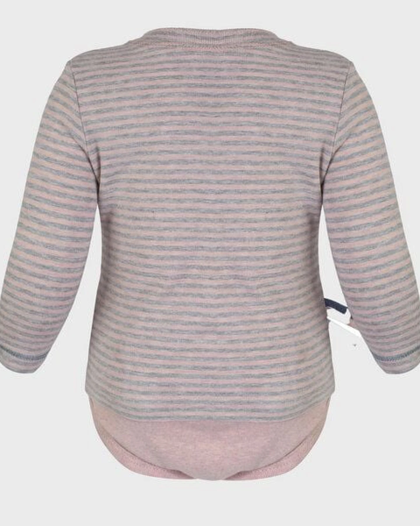 Baby Langarm T-shirt Body, gestreift 'OrganicEra' aus Bio Baumwolle – Ansicht 3