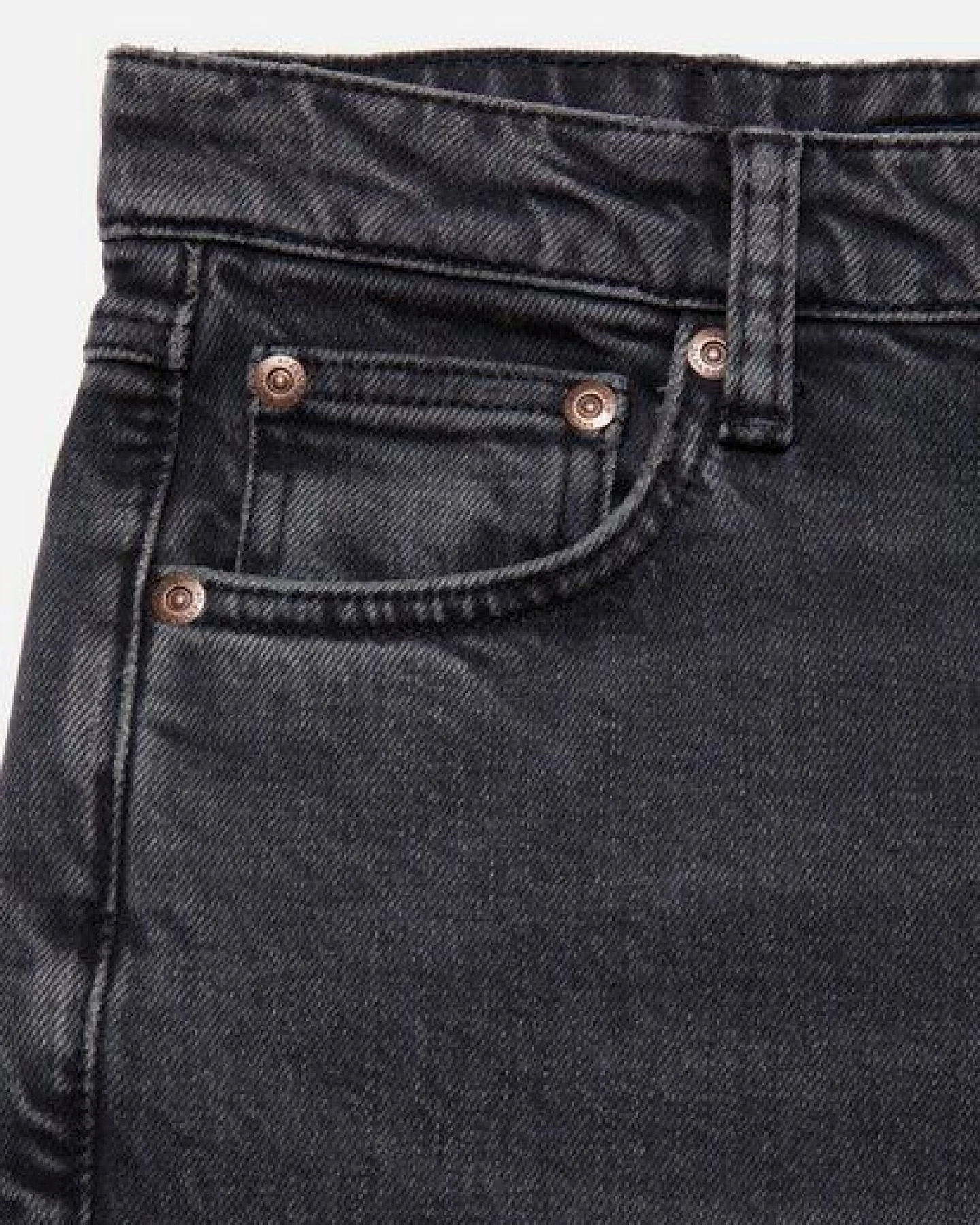 Nudie Jeans Jeans Mellow Mae Lava Grey – Ansicht 4