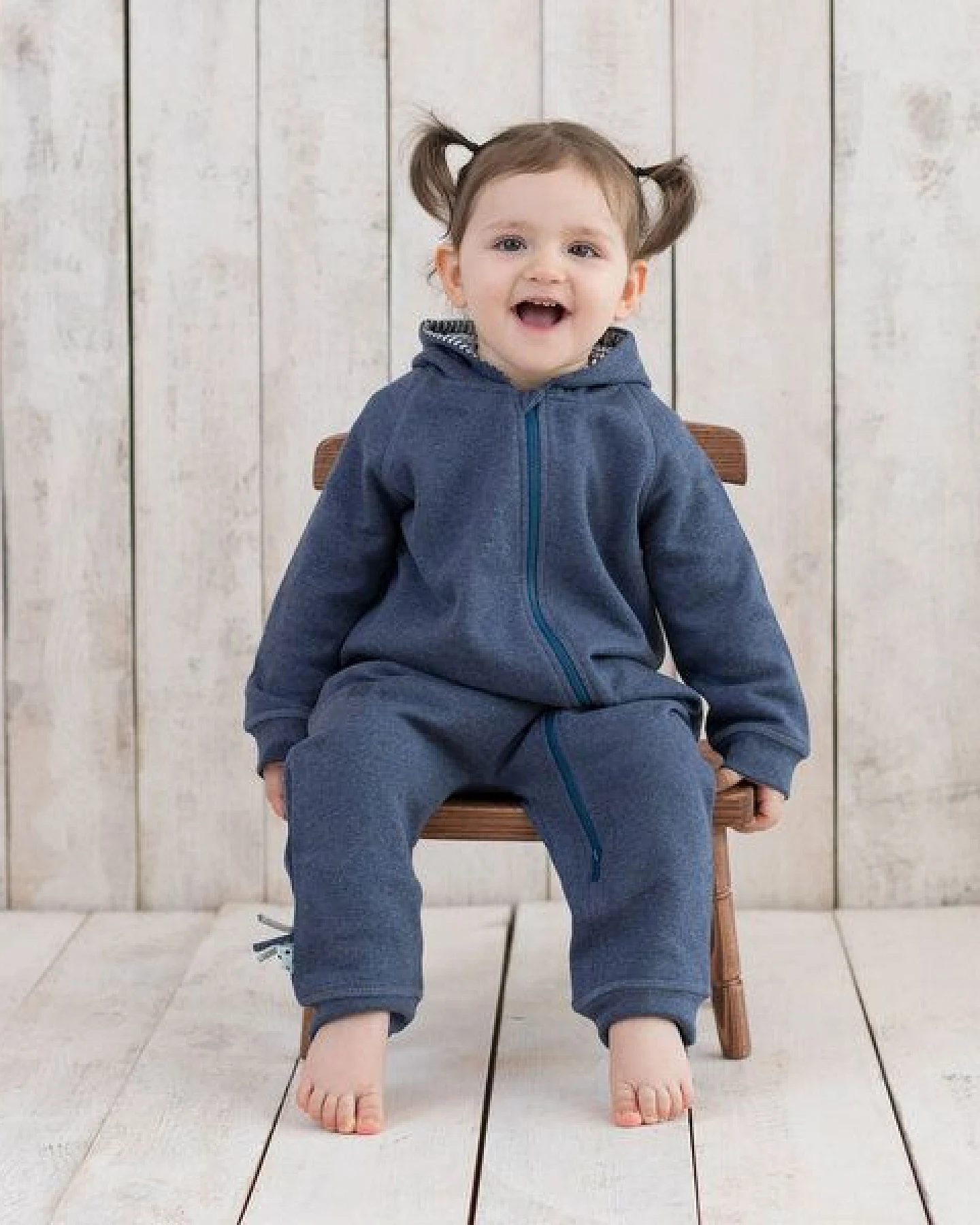 Baby Unisex Jumpsuit mit Reißverschluss 'OrganicEra' aus Bio-Baumwolle – Ansicht 3
