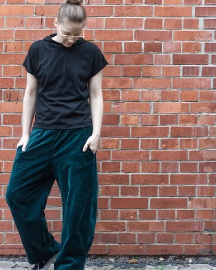 Golden Circle Clothing Barrel-Cordhose mit Gummibund