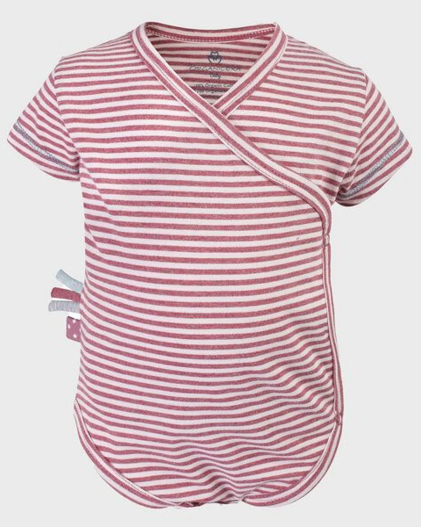 Baby S/S Kimono Body gestreift 'OrganicEra' aus Bio-Baumwolle – Ansicht 2