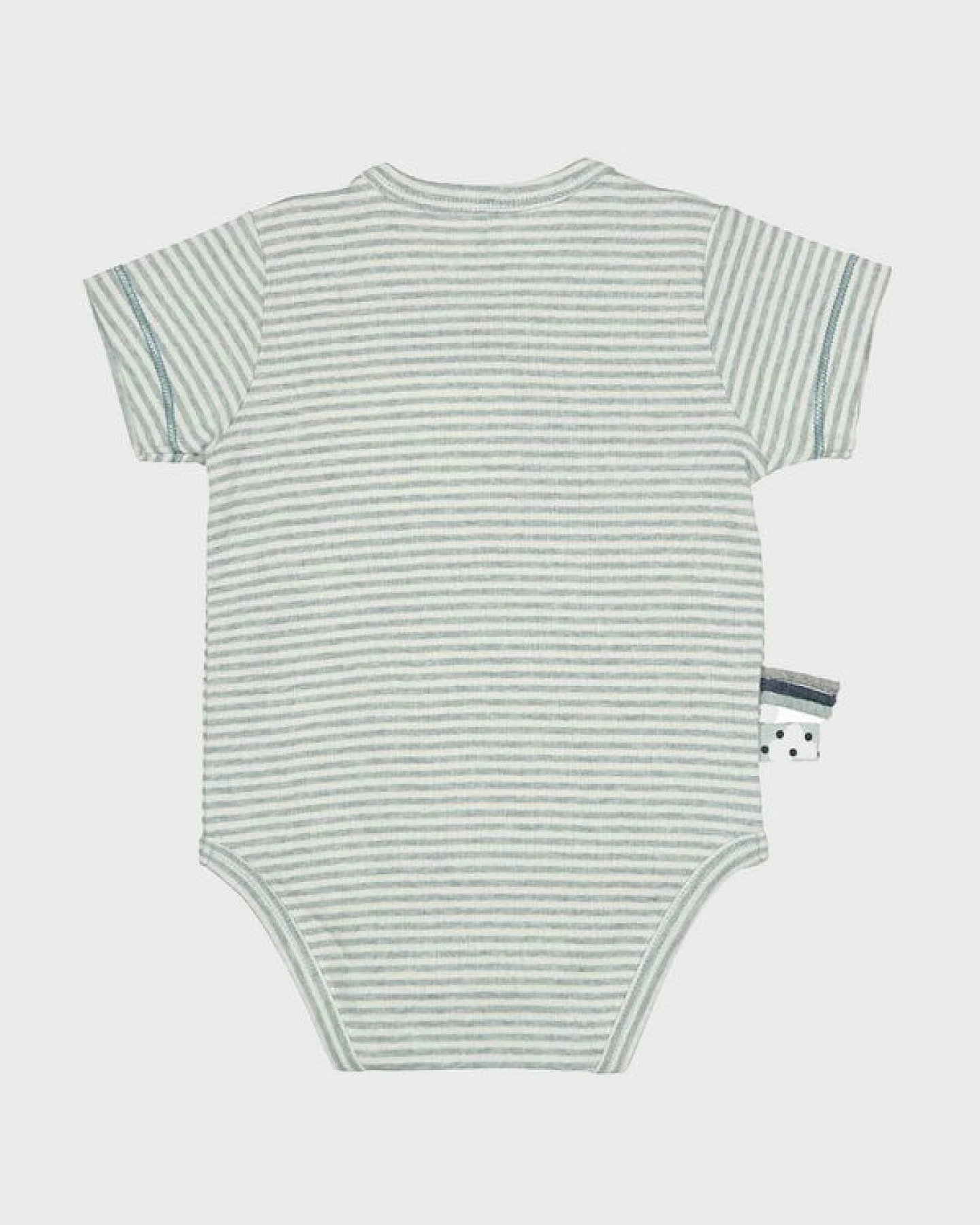 Baby S/S Kimono Body gestreift 'OrganicEra' aus Bio-Baumwolle – Ansicht 3
