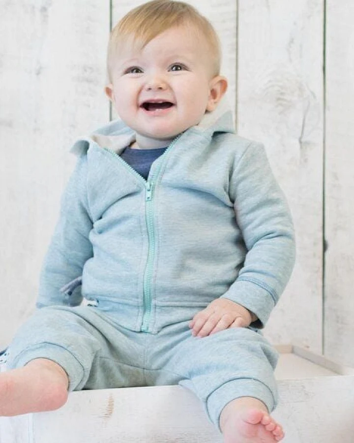 Baby Kapuzenjacke 'OrganicEra' aus Bio-Baumwolle
