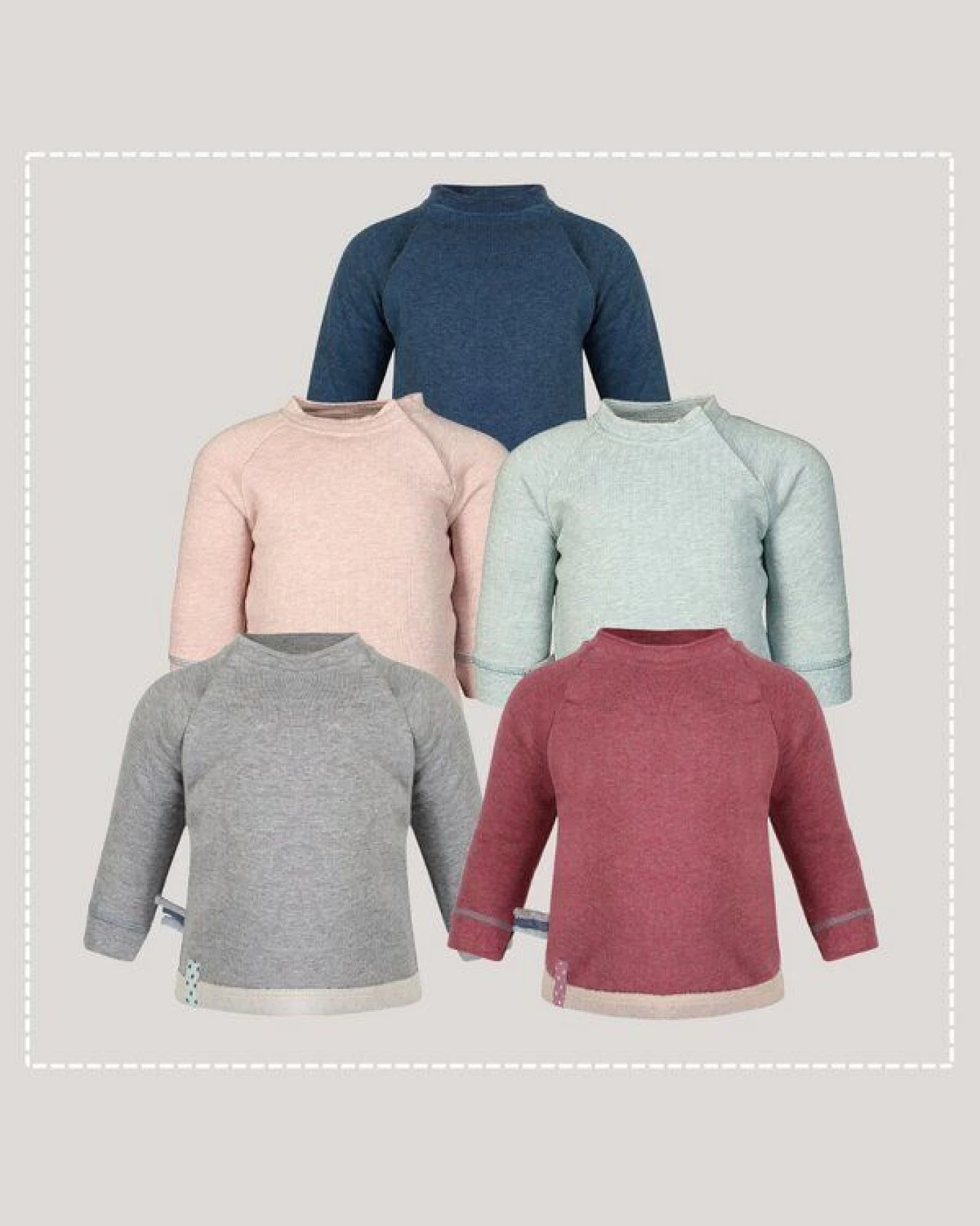 Baby Sweatshirt 'OrganicEra' aus Bio-Baumwolle – Ansicht 3