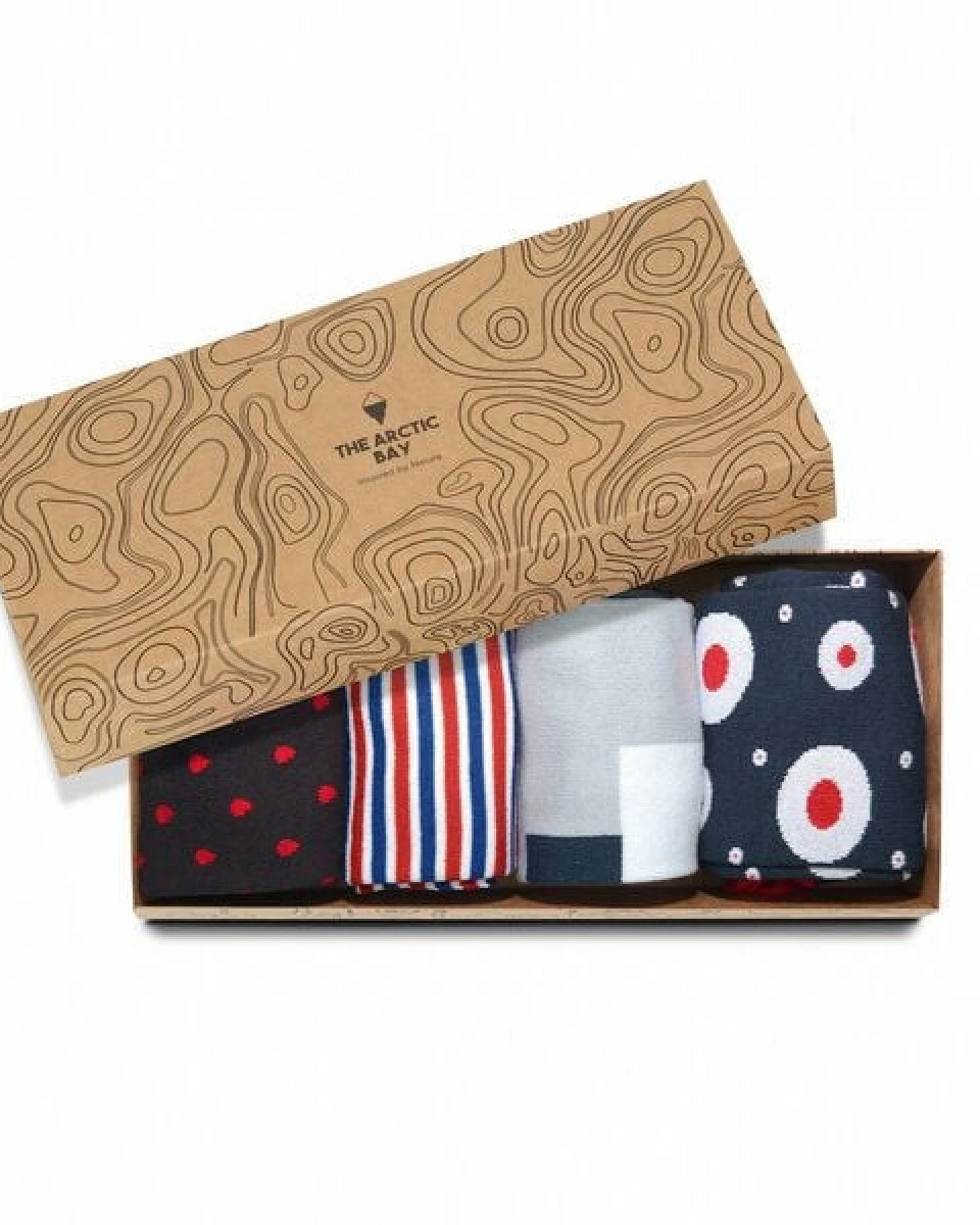 The Arctic Bay Socken 4er-Pack aus Bio-Baumwolle – Eldur Edition – Doppelfadig, Nachhaltig & Fair Hergestellt – Ansicht 2