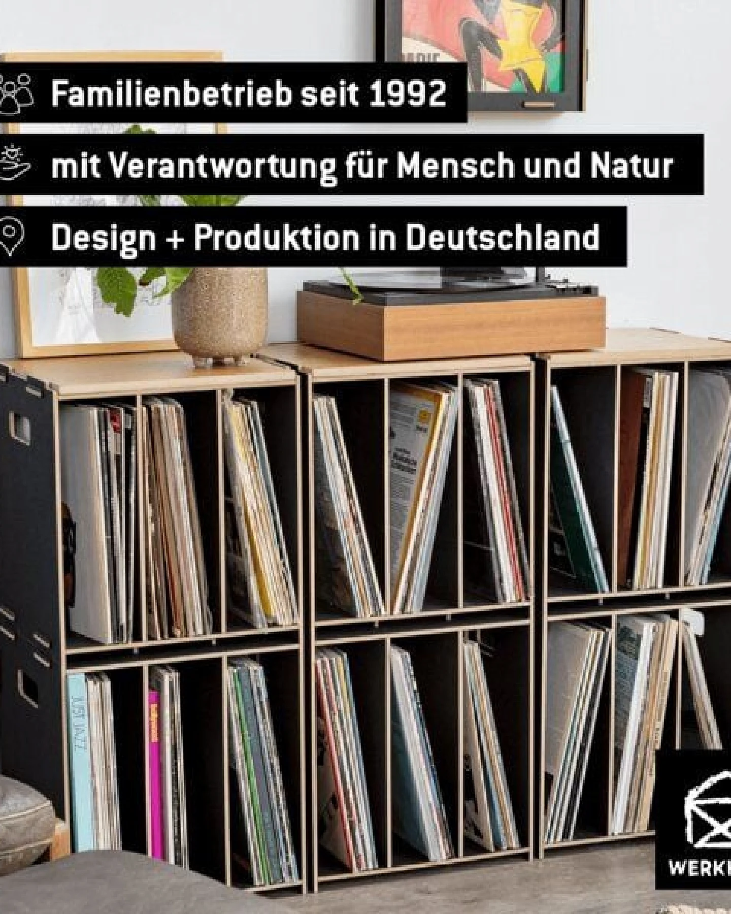 WERKHAUS Medienbox LP (stapelbar) – Ansicht 3
