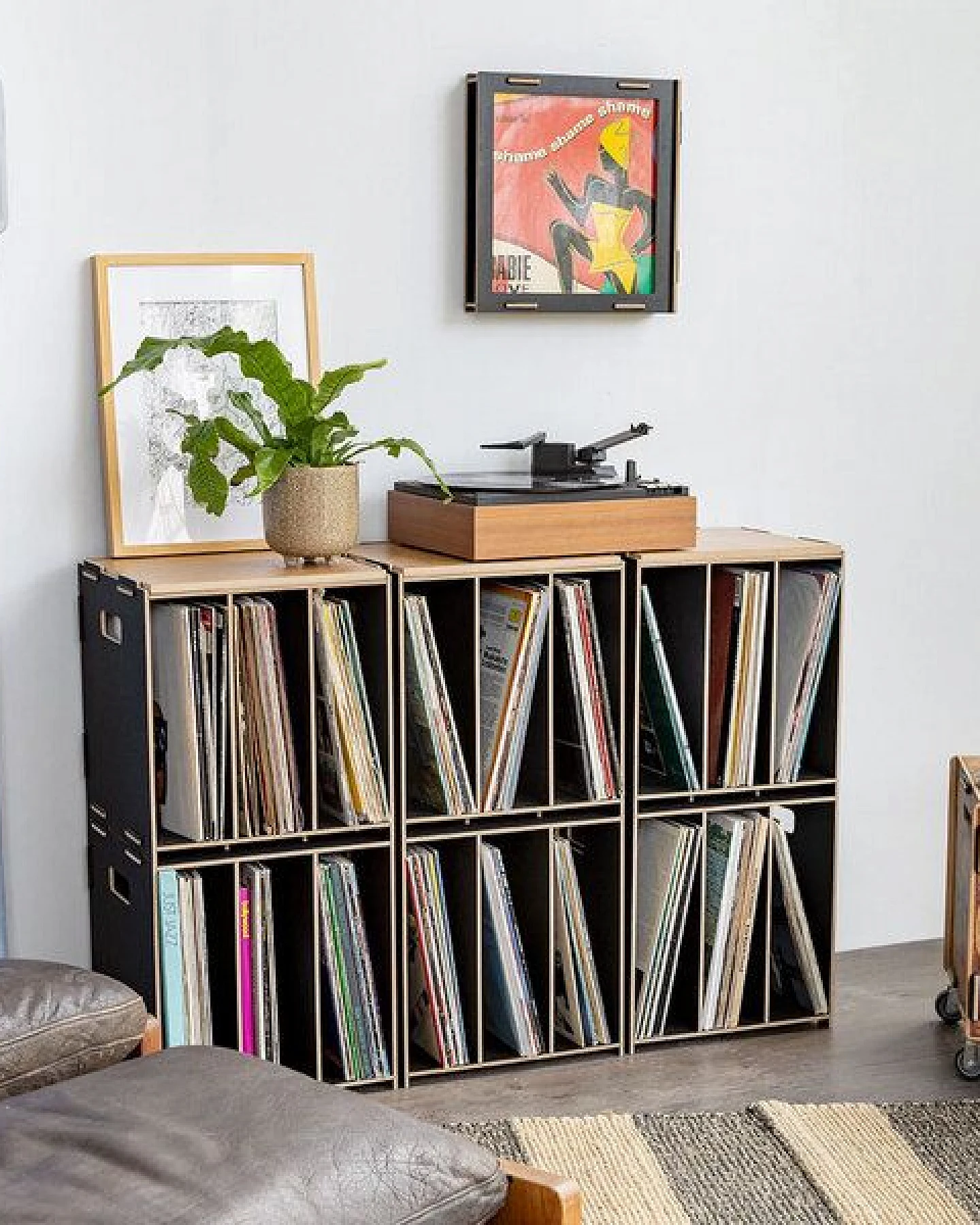 WERKHAUS Medienbox LP (stapelbar) – Ansicht 2