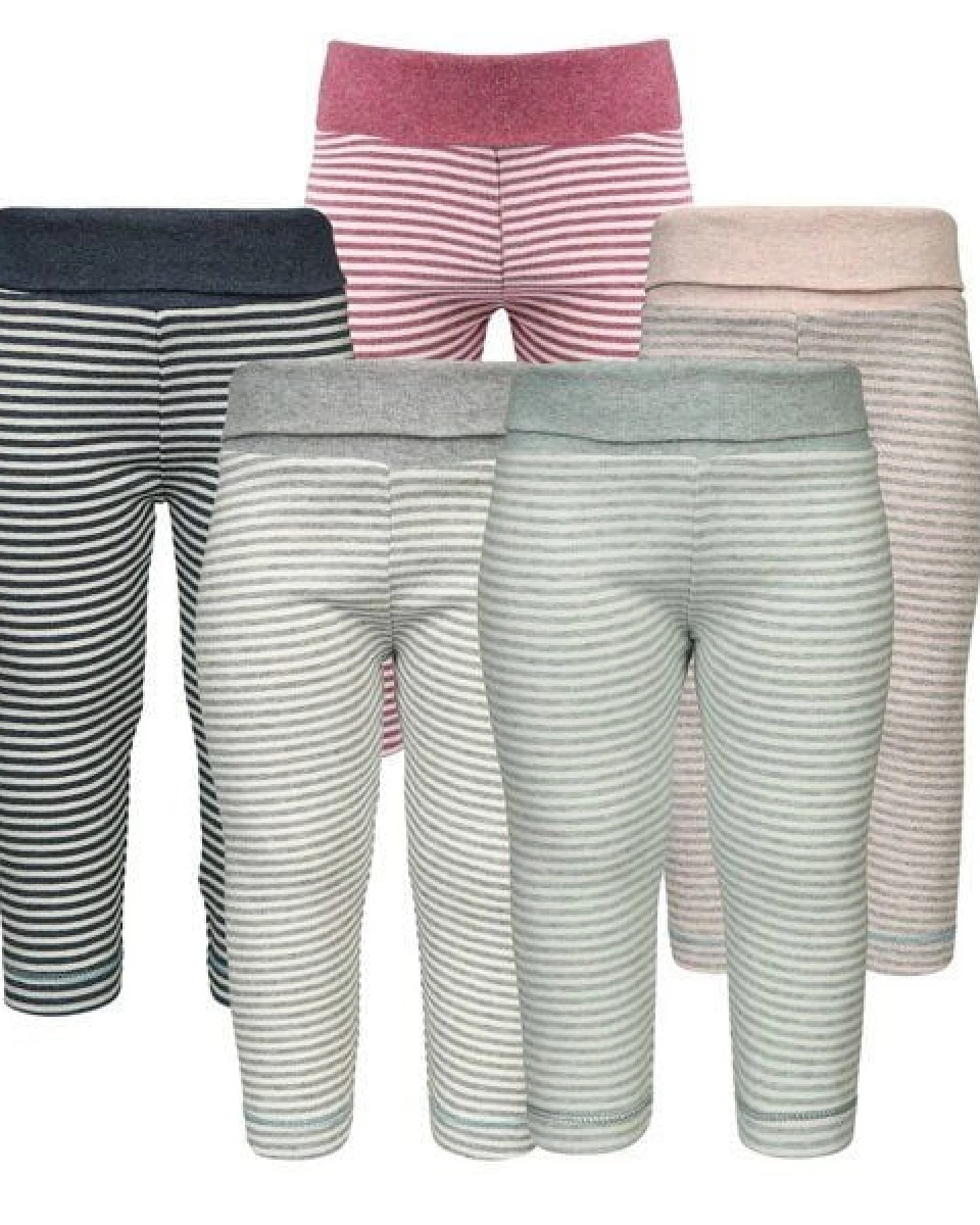 Baby-Leggings gestreift 'OrganicEra' aus Bio-Baumwolle – Ansicht 4