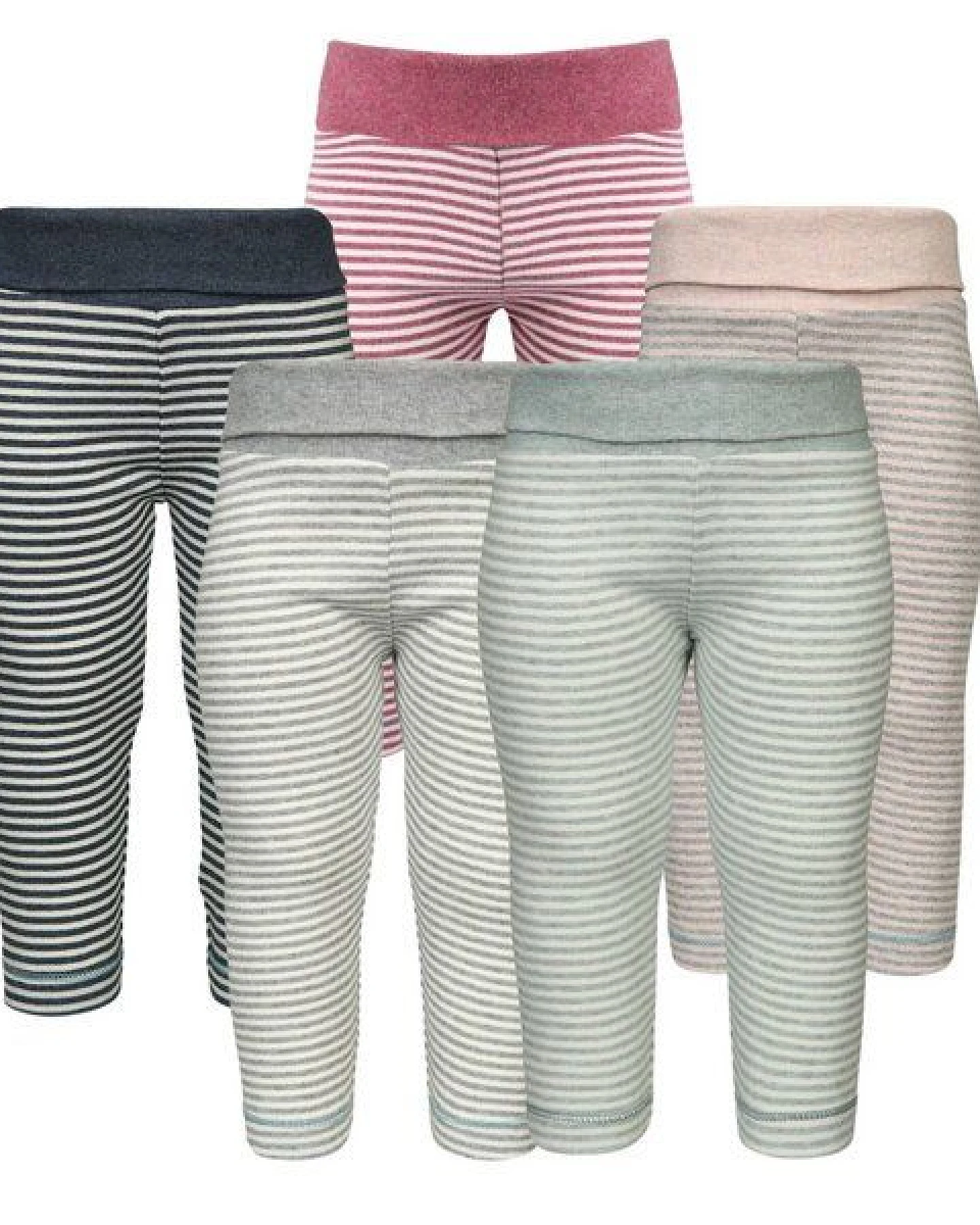 Baby-Leggings gestreift 'OrganicEra' aus Bio-Baumwolle – Ansicht 4