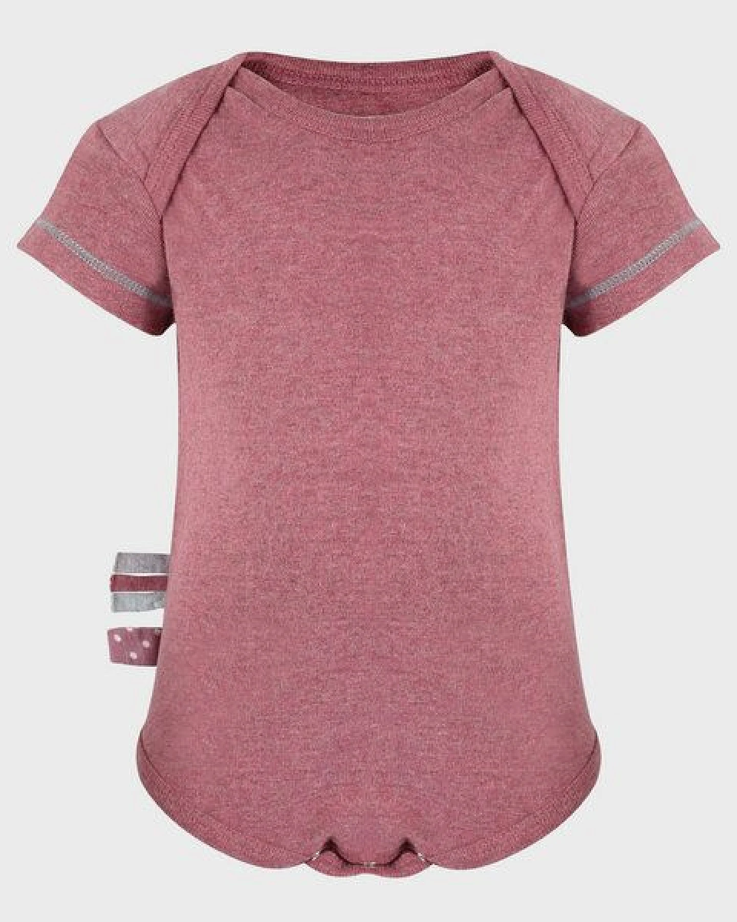 Baby S/S Kurzarm Bodysuit 'OrganicEra' aus Bio-Baumwolle – Ansicht 2