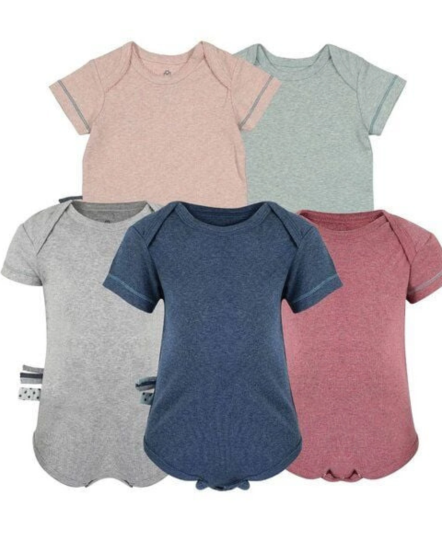 Baby S/S Kurzarm Bodysuit 'OrganicEra' aus Bio-Baumwolle – Ansicht 2