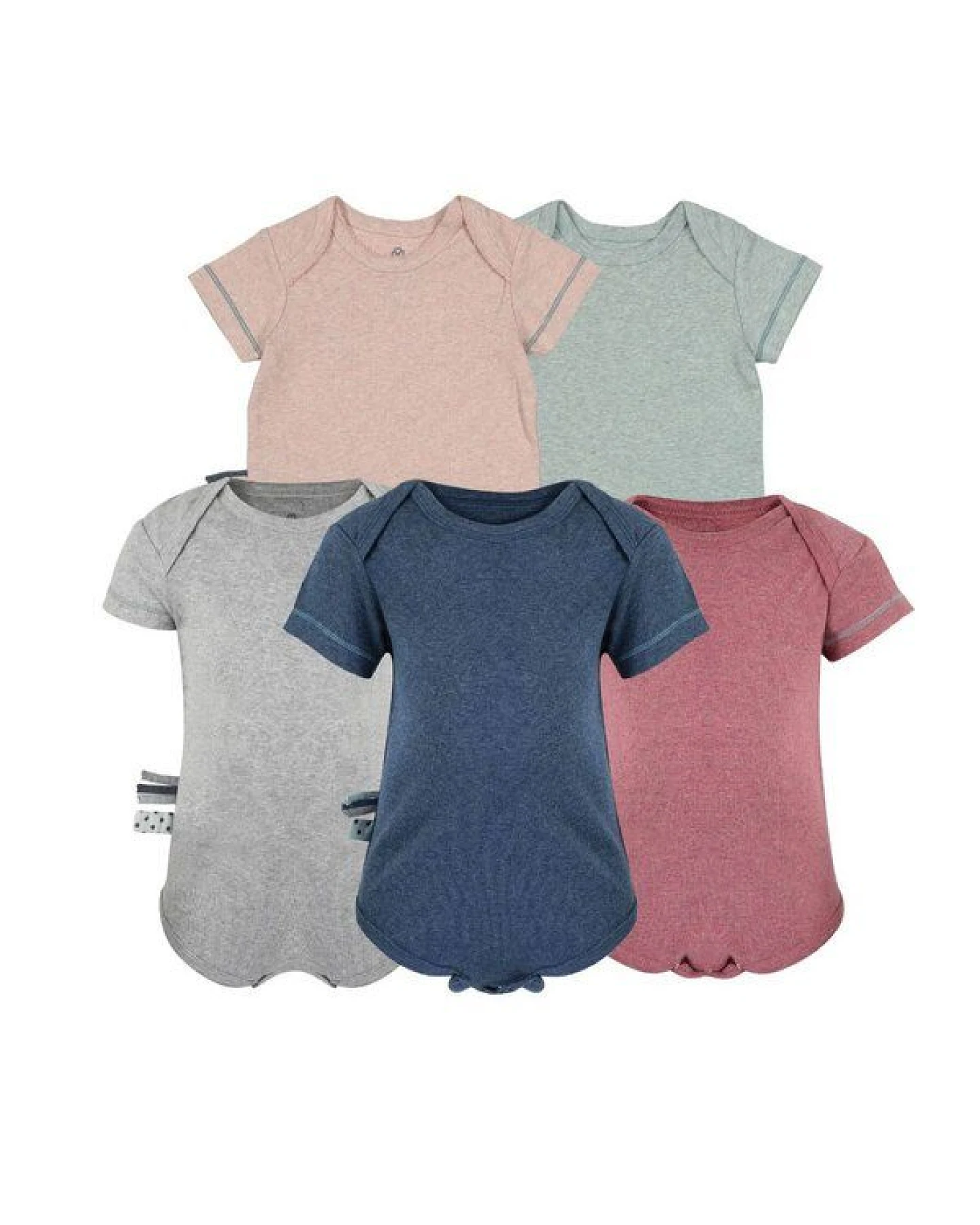 Baby S/S Kurzarm Bodysuit 'OrganicEra' aus Bio-Baumwolle – Ansicht 2