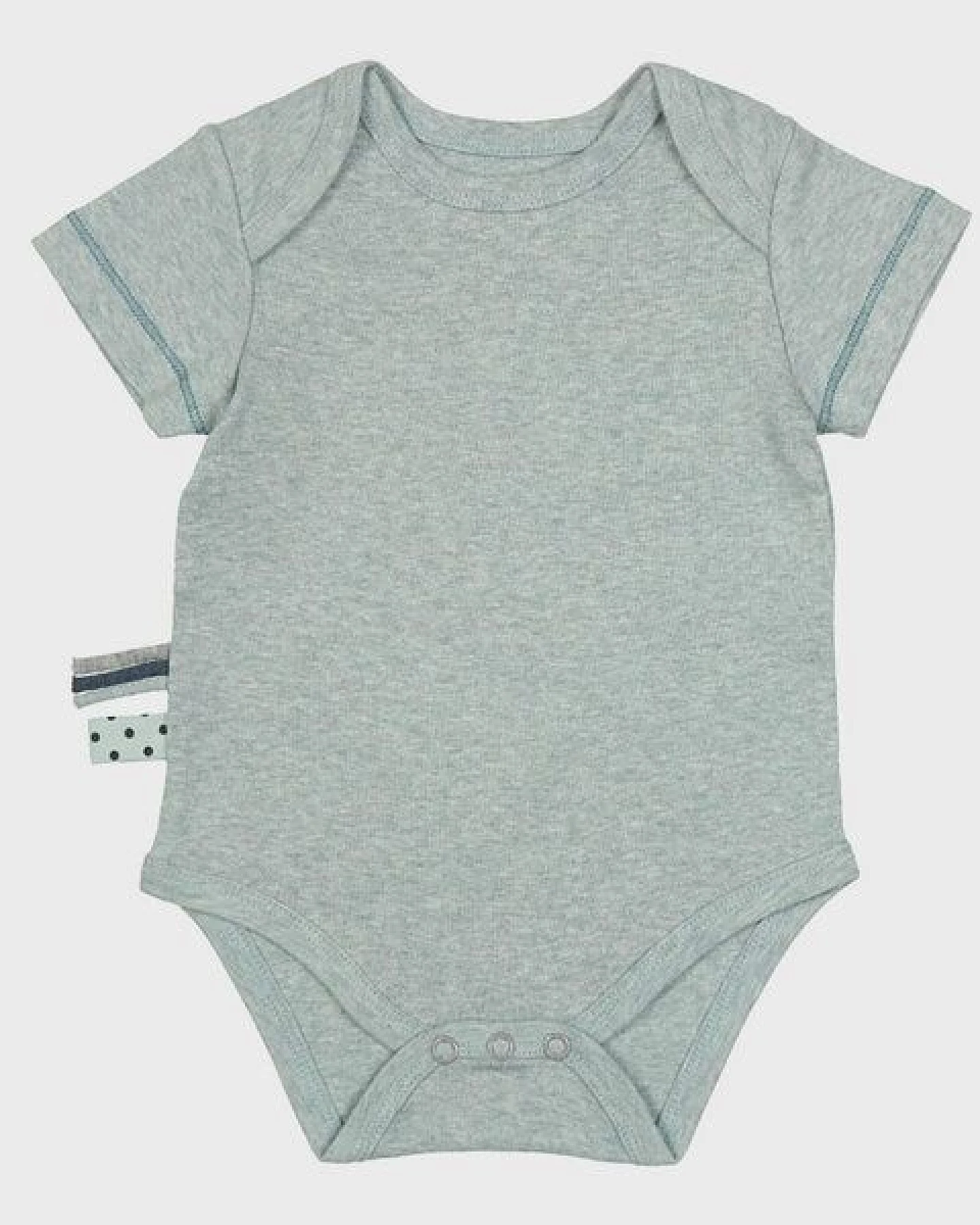 Baby S/S Kurzarm Bodysuit 'OrganicEra' aus Bio-Baumwolle – Ansicht 2