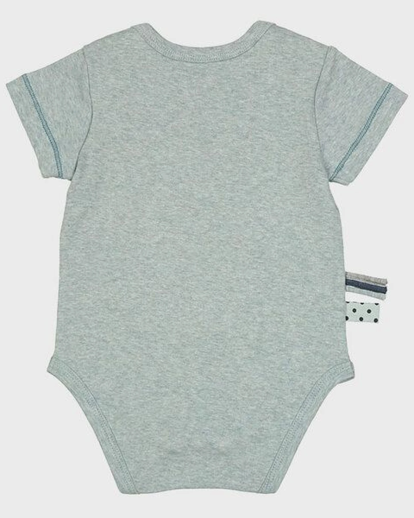 Baby S/S Kurzarm Bodysuit 'OrganicEra' aus Bio-Baumwolle – Ansicht 3