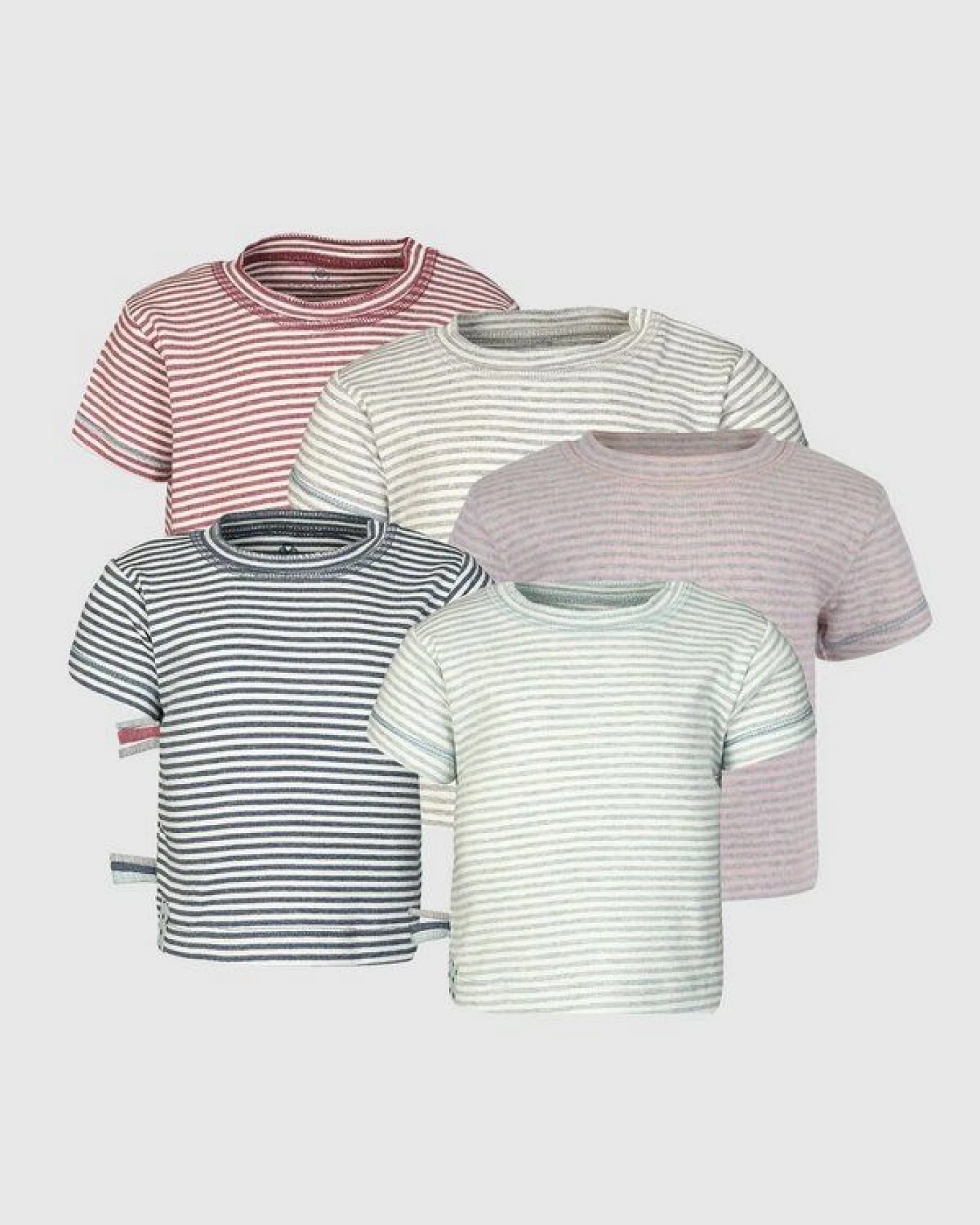 Baby S/S T-shirt Gestreift 'OrganicEra' aus Bio-Baumwolle – Ansicht 4