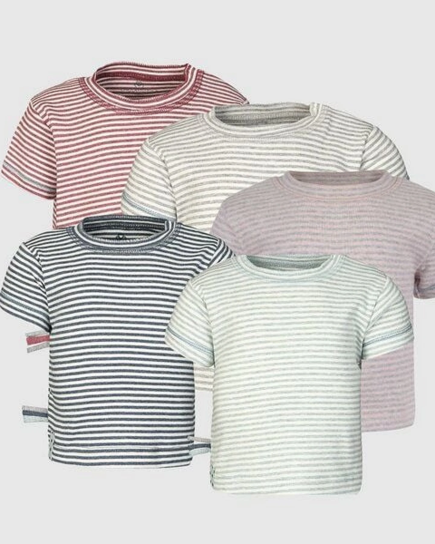 Baby S/S T-shirt Gestreift 'OrganicEra' aus Bio-Baumwolle – Ansicht 4