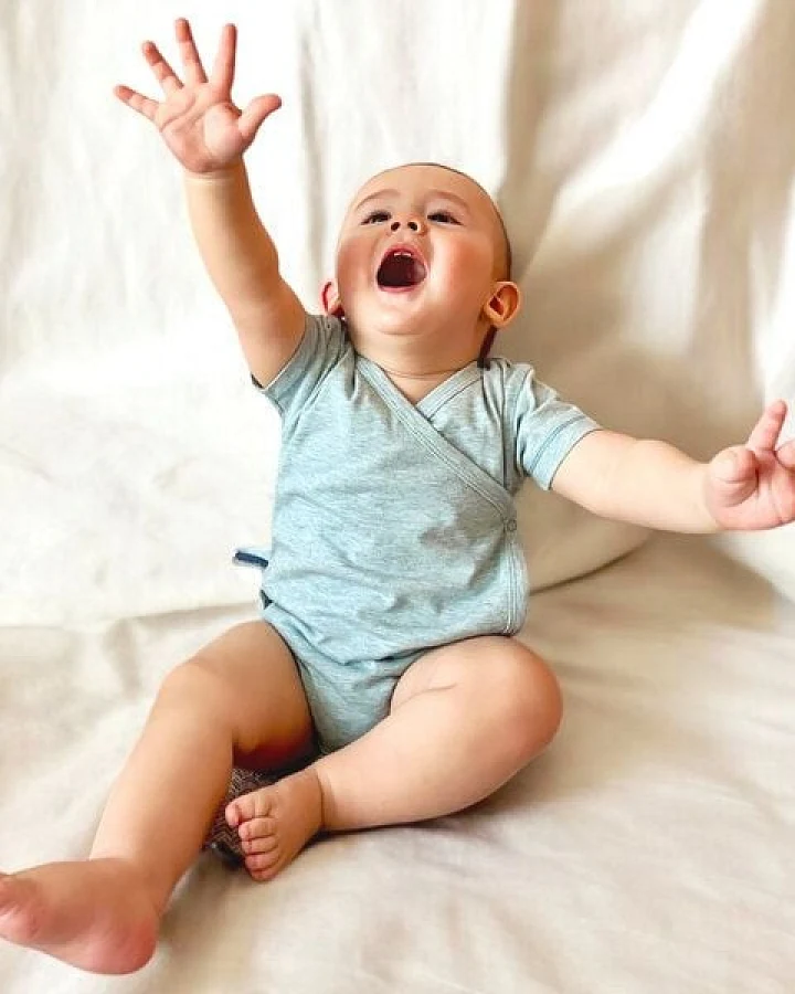 Baby S/S Kimono Body 'OrganicEra' aus Bio-Baumwolle