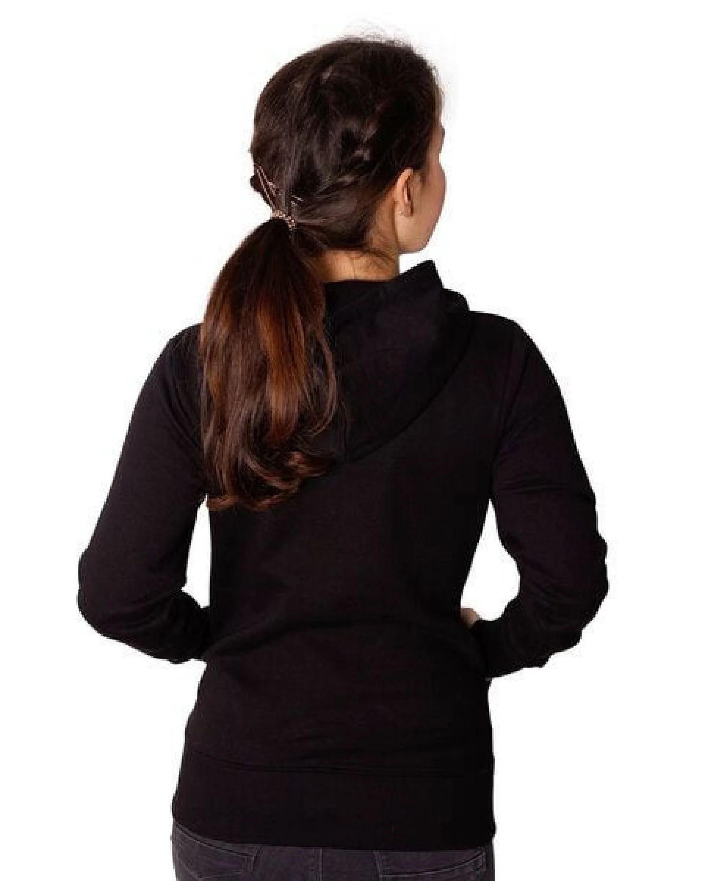 HANDGEDRUCKT "Stubentiger" Frauen-Hoody – Ansicht 2