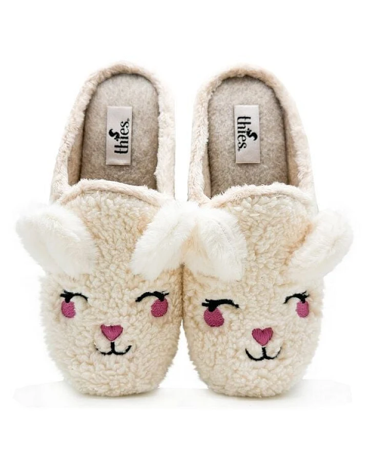 Veganer "thies ® Organic Rabbit Slipper" aus kuscheliger Biobaumwolle