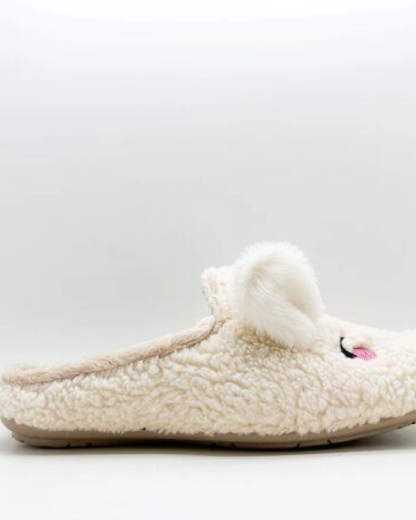 Veganer "thies ® Organic Rabbit Slipper" aus kuscheliger Biobaumwolle – Ansicht 2