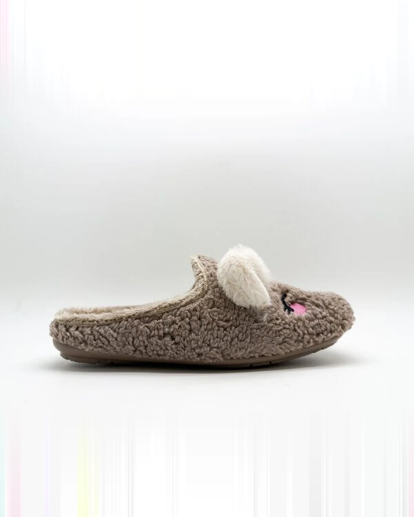 Veganer "thies ® Organic Rabbit Slipper" aus kuscheliger Biobaumwolle – Ansicht 2