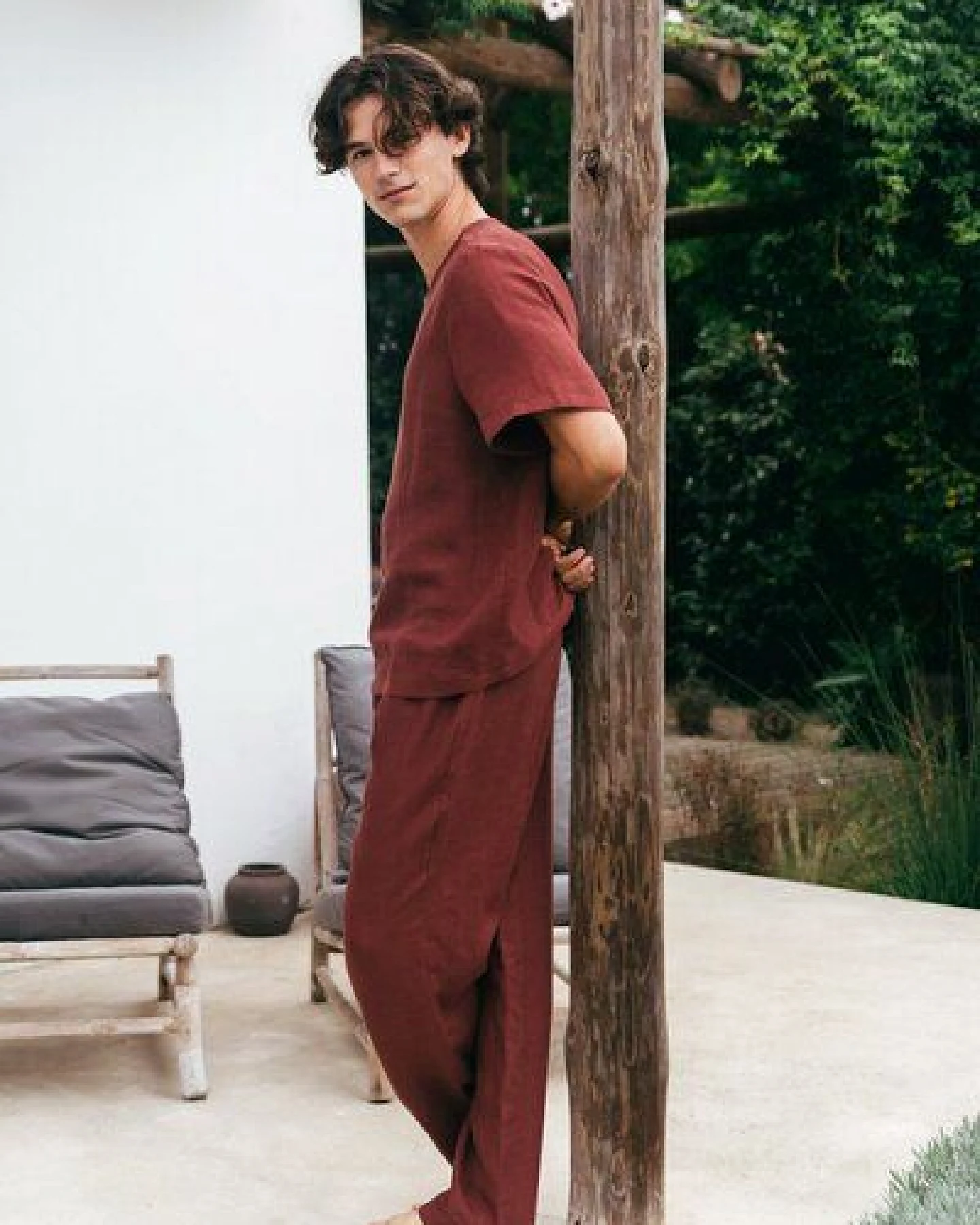 AmourLinen Leinen pyjama set LEO – Ansicht 2