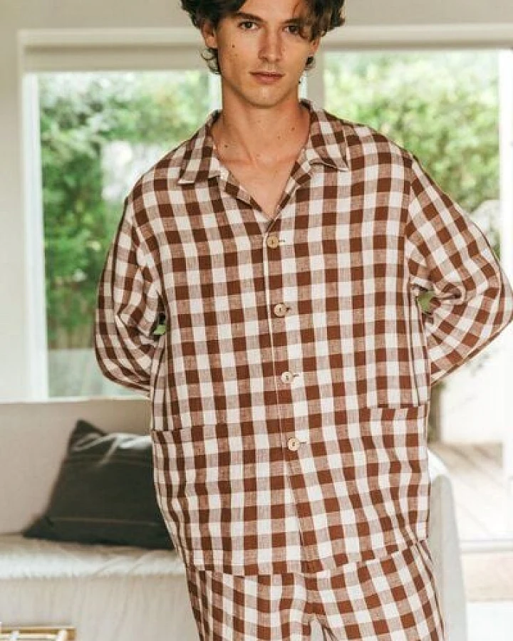 Mocha Gingham