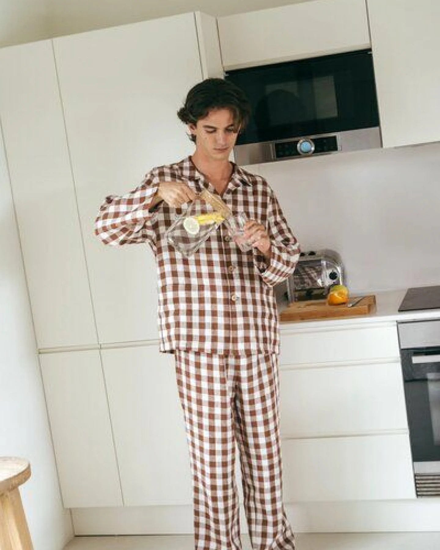 AmourLinen Leinen loungewear set OLIVER – Ansicht 3