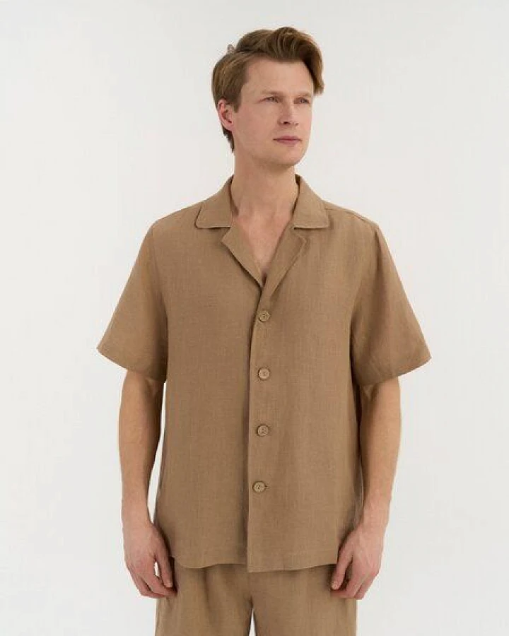 AmourLinen Leinen loungewear shorts set ASPEN