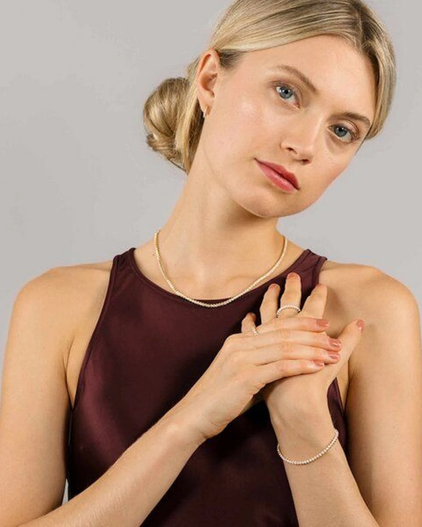 fejn jewelry Armband 'sparkle tennis' mit Zirkonia Steinen – Ansicht 2