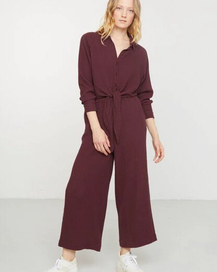 Damen Musselin Bluse aus Bio-Baumwolle - VANILLA - recolution