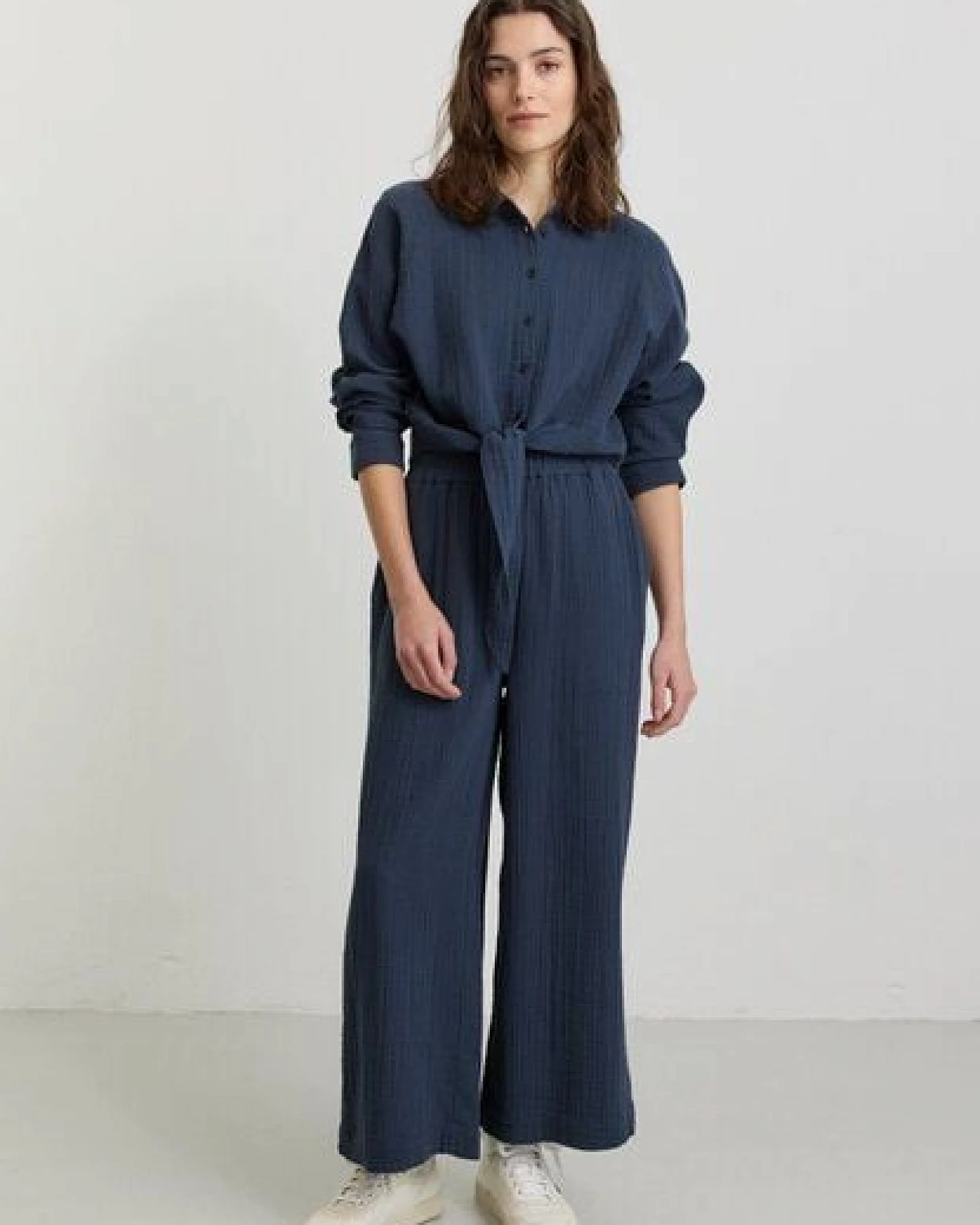 Damen Musselin Bluse aus Bio-Baumwolle - VANILLA - recolution – Ansicht 4