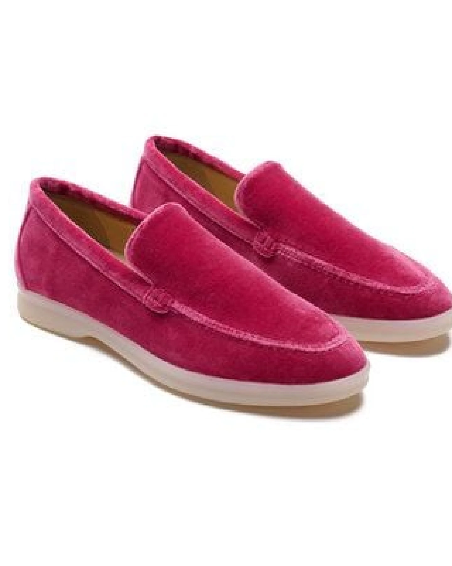Solari Milano Veganer Samt-Loafer - Damen – Ansicht 4