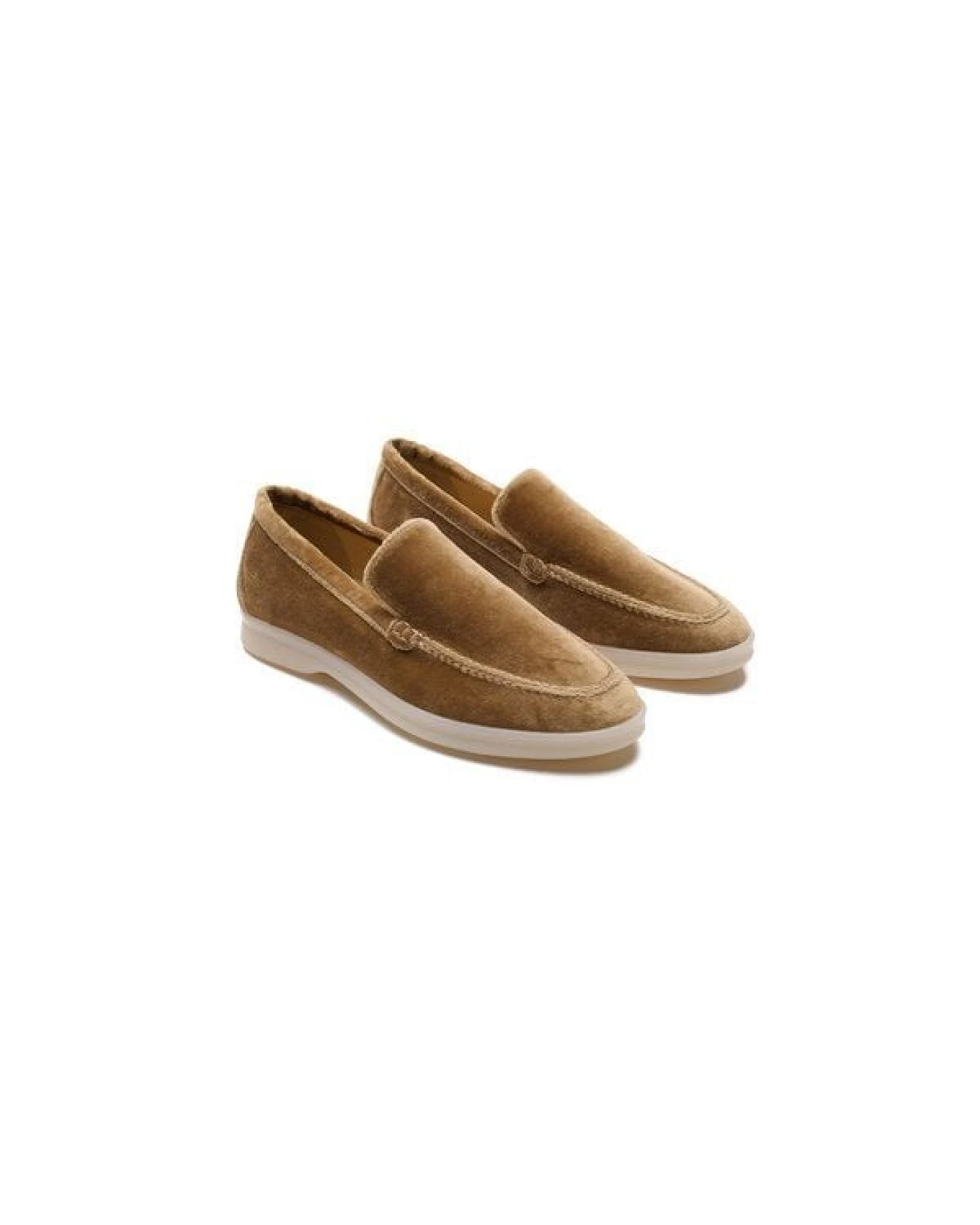 Solari Milano Veganer Samt-Loafer - Damen – Ansicht 3