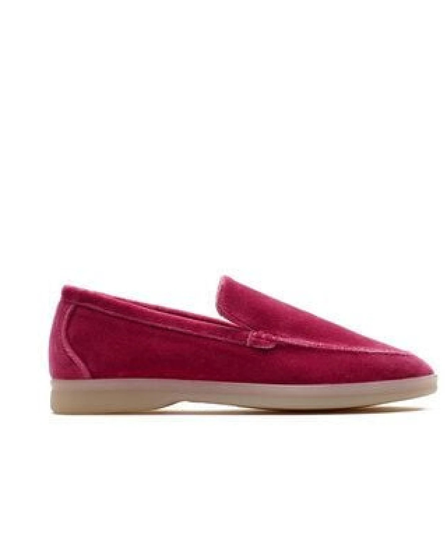 Solari Milano Veganer Samt-Loafer - Damen – Ansicht 2