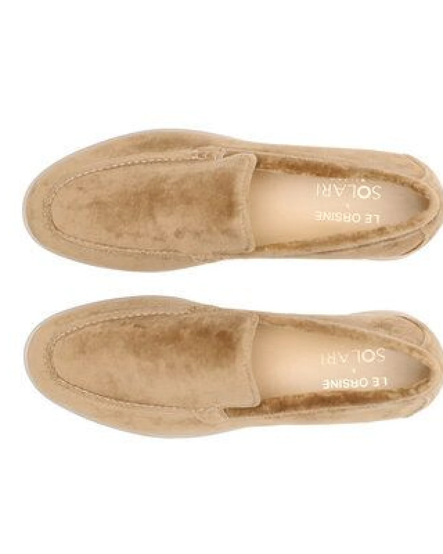 Solari Milano Veganer Samt-Loafer - Damen – Ansicht 3