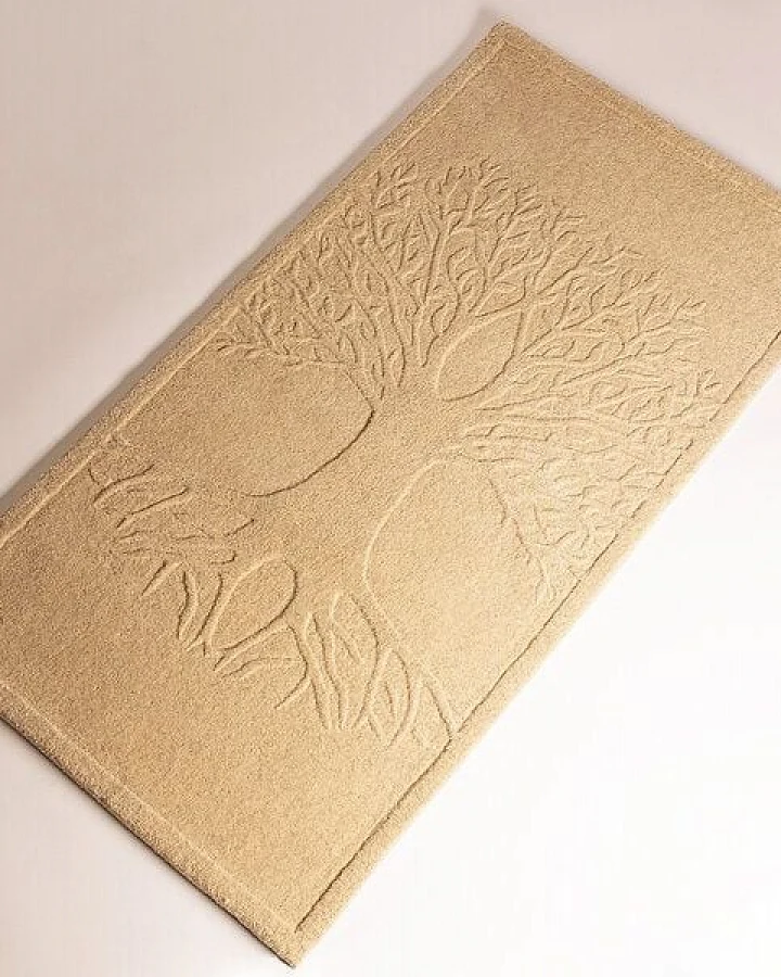 LivingDesigns Handgetufteter Teppich Läufer Lebensbaum