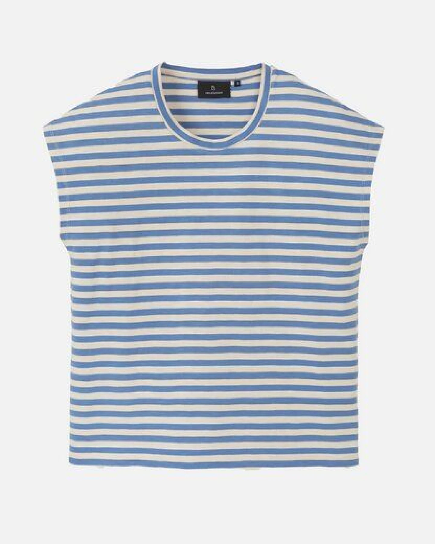Damen T-Shirt aus Bio-Baumwolle - ZINNIA STRIPES - recolution – Ansicht 2